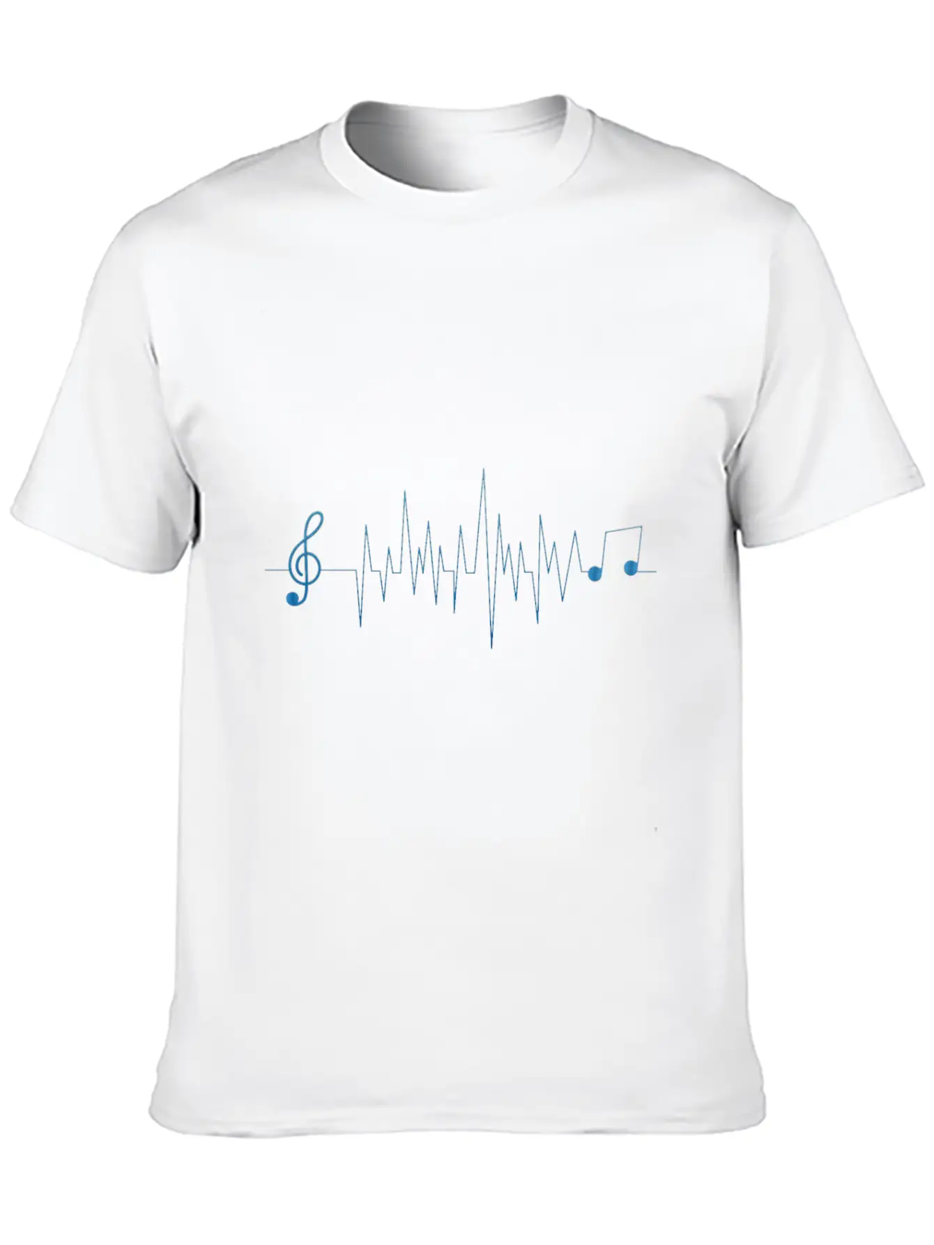 Music Heartbeat Soft Cotton Short Sleeve Tee ¨C Unisex Wardrobe Staple