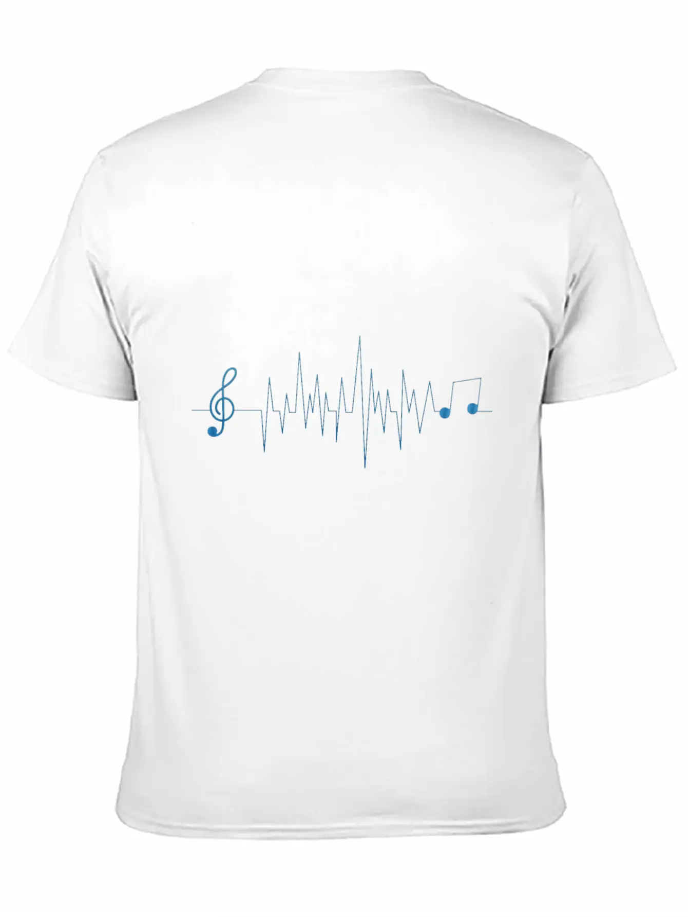 Music Heartbeat Soft Cotton Short Sleeve Tee ¨C Unisex Wardrobe Staple