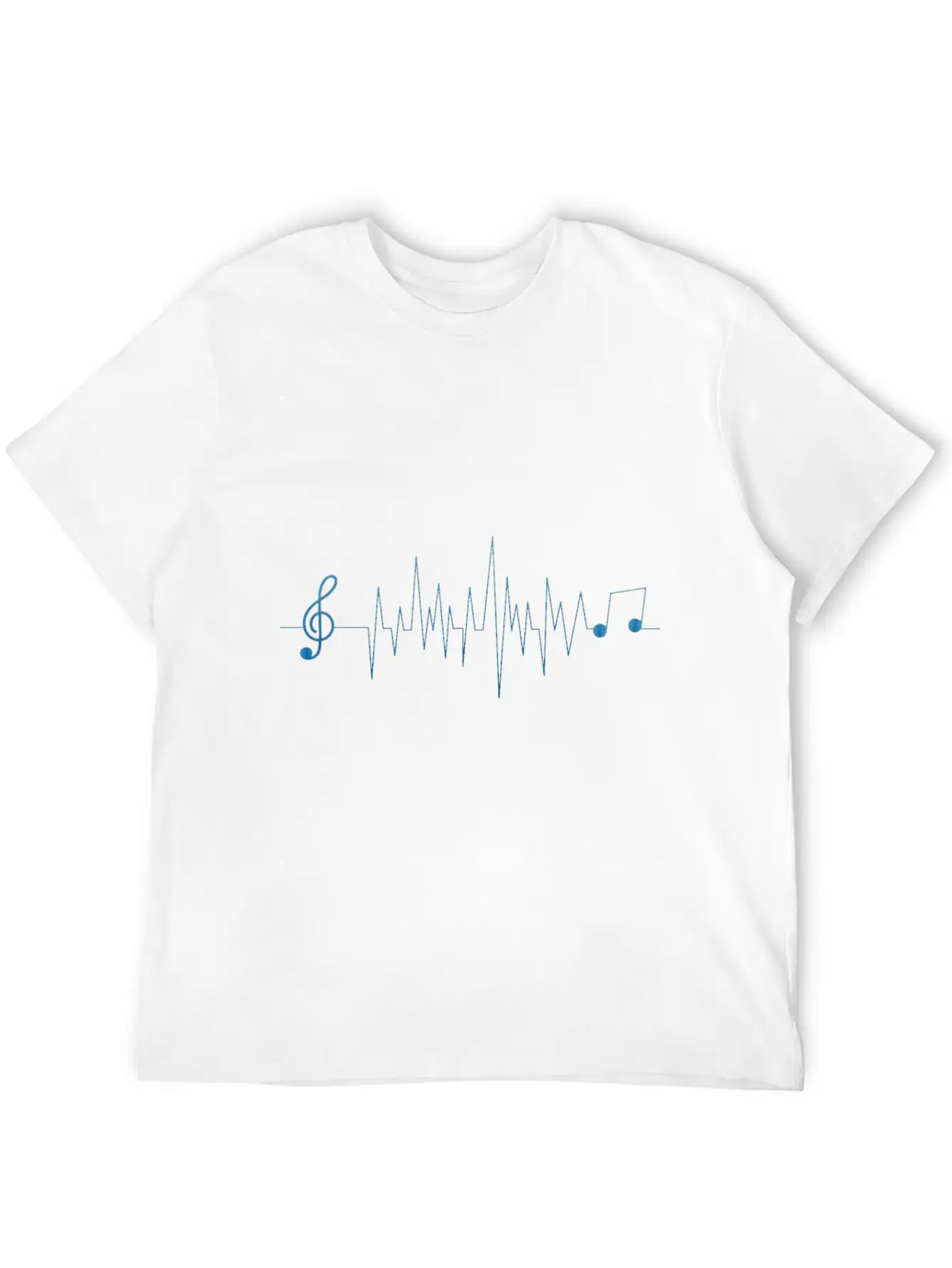 Music Heartbeat Soft Cotton Short Sleeve Tee ¨C Unisex Wardrobe Staple
