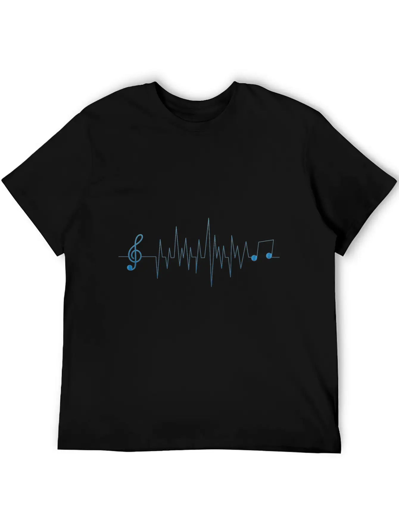 Music Heartbeat Soft Cotton Short Sleeve Tee ¨C Unisex Wardrobe Staple