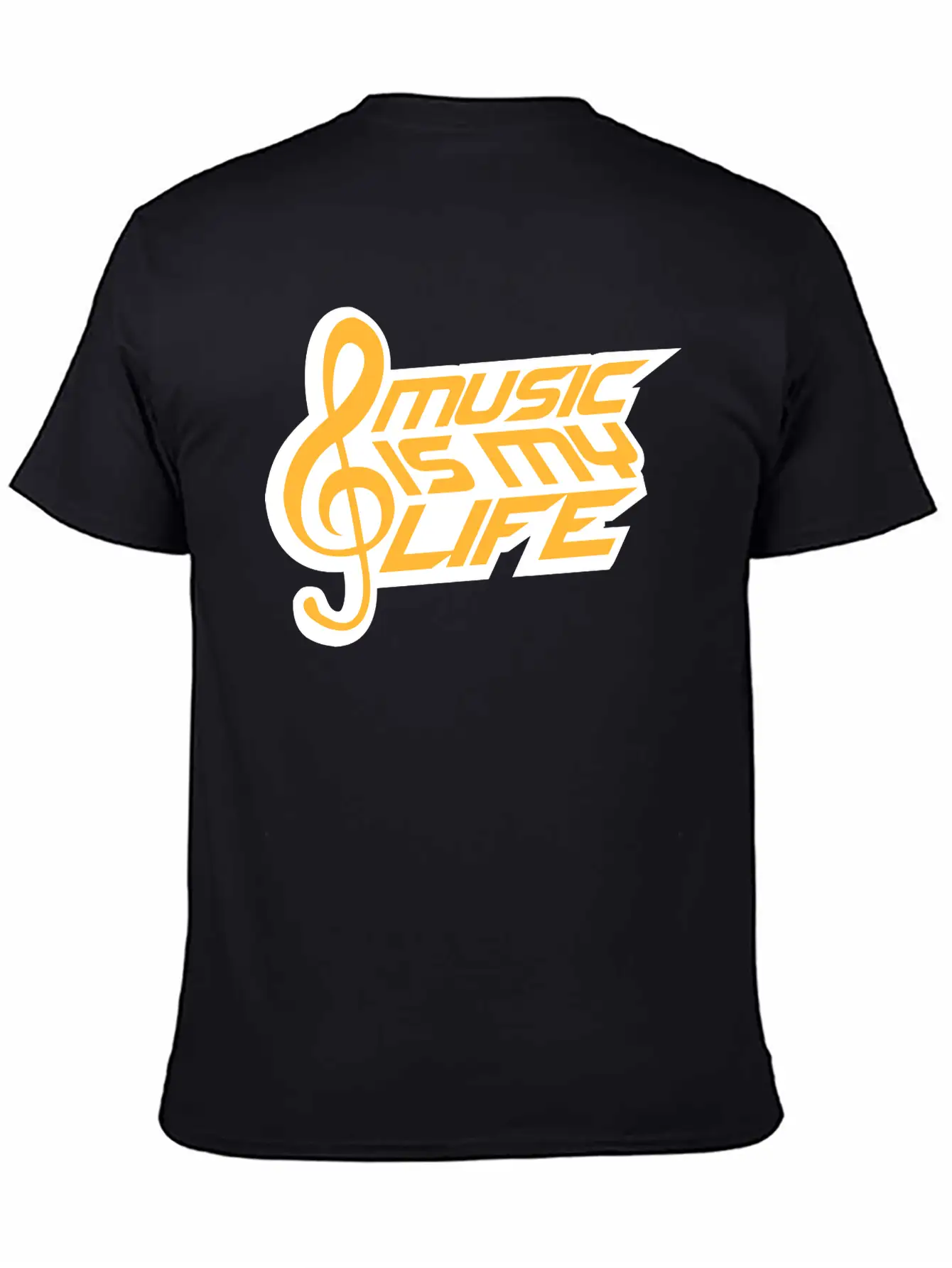 Music Is My Life Party Club Concert Sound Love Essential Cotton Tee For Daily Outfits ¨C Unisex Style