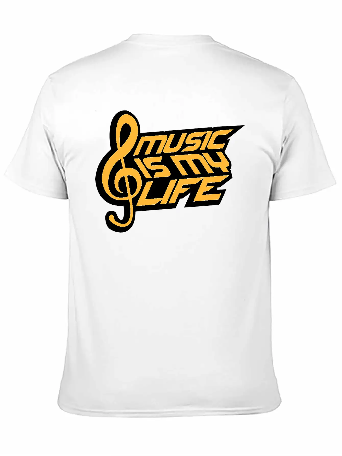 Music Is My Life Party Club Concert Sound Love Essential Cotton Tee For Daily Outfits ¨C Unisex Style