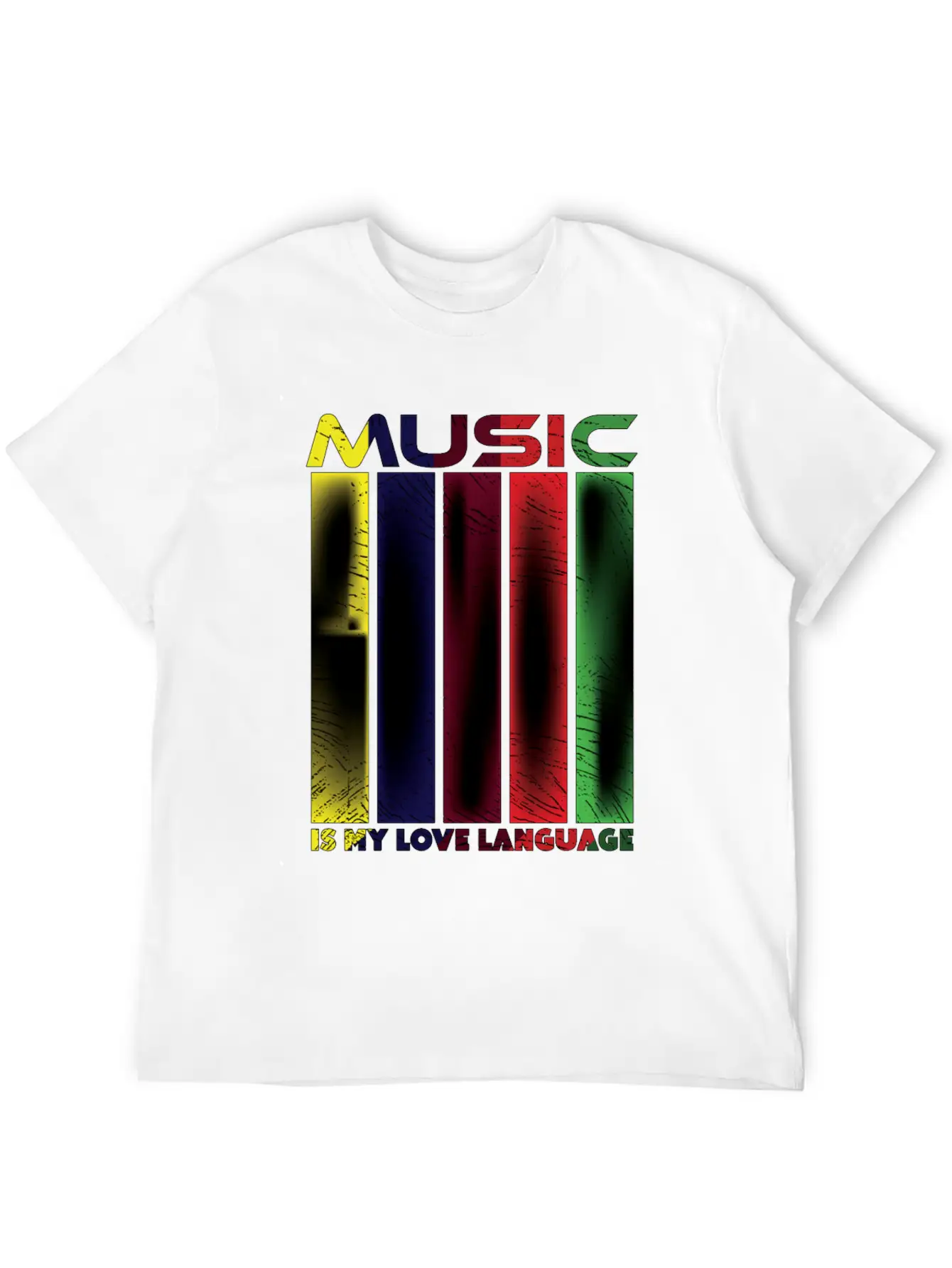 Music Is My Love Language - Funny Music Qoutes Essential Cotton Tee For Daily Outfits ¨C Unisex Style