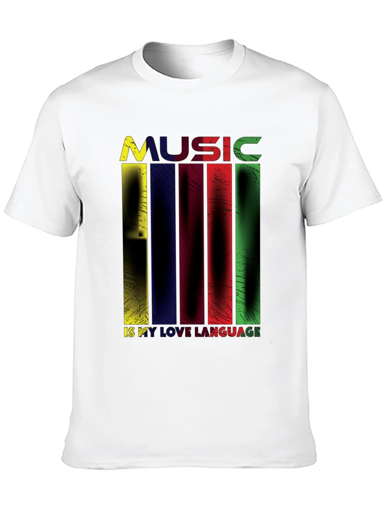 Music Is My Love Language - Funny Music Qoutes Essential Cotton Tee For Daily Outfits ¨C Unisex Style