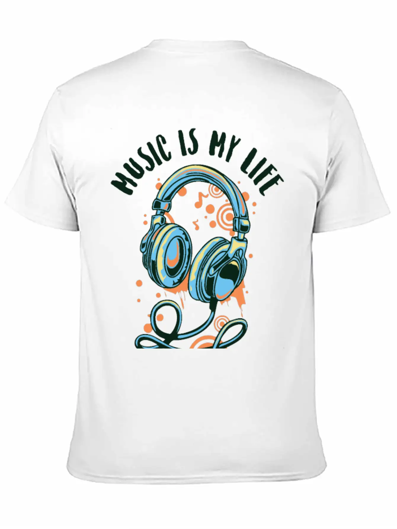 Music Life Style Essential Cotton Tee For Daily Outfits ¨C Unisex Style