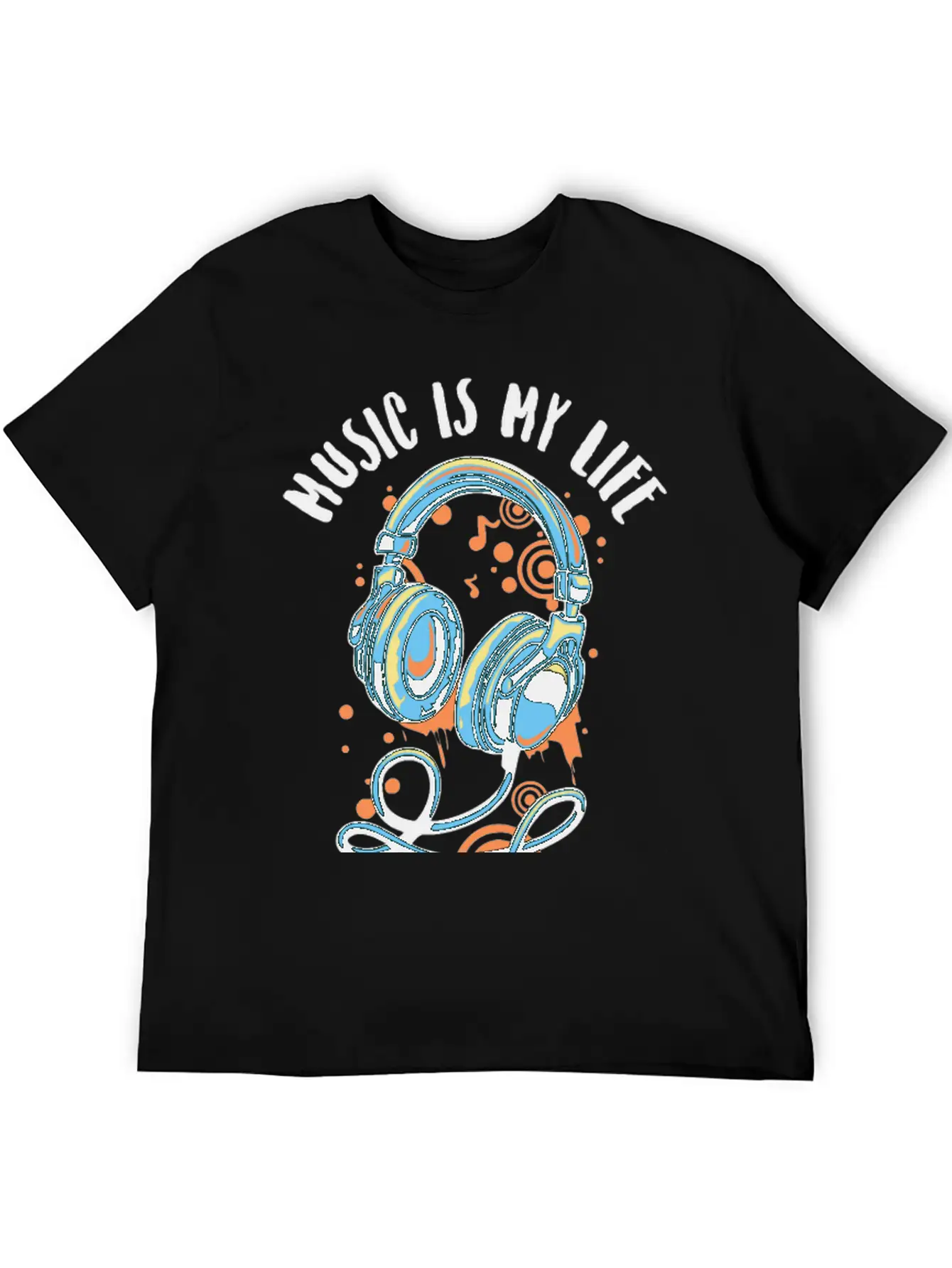 Music Life Style Essential Cotton Tee For Daily Outfits ¨C Unisex Style