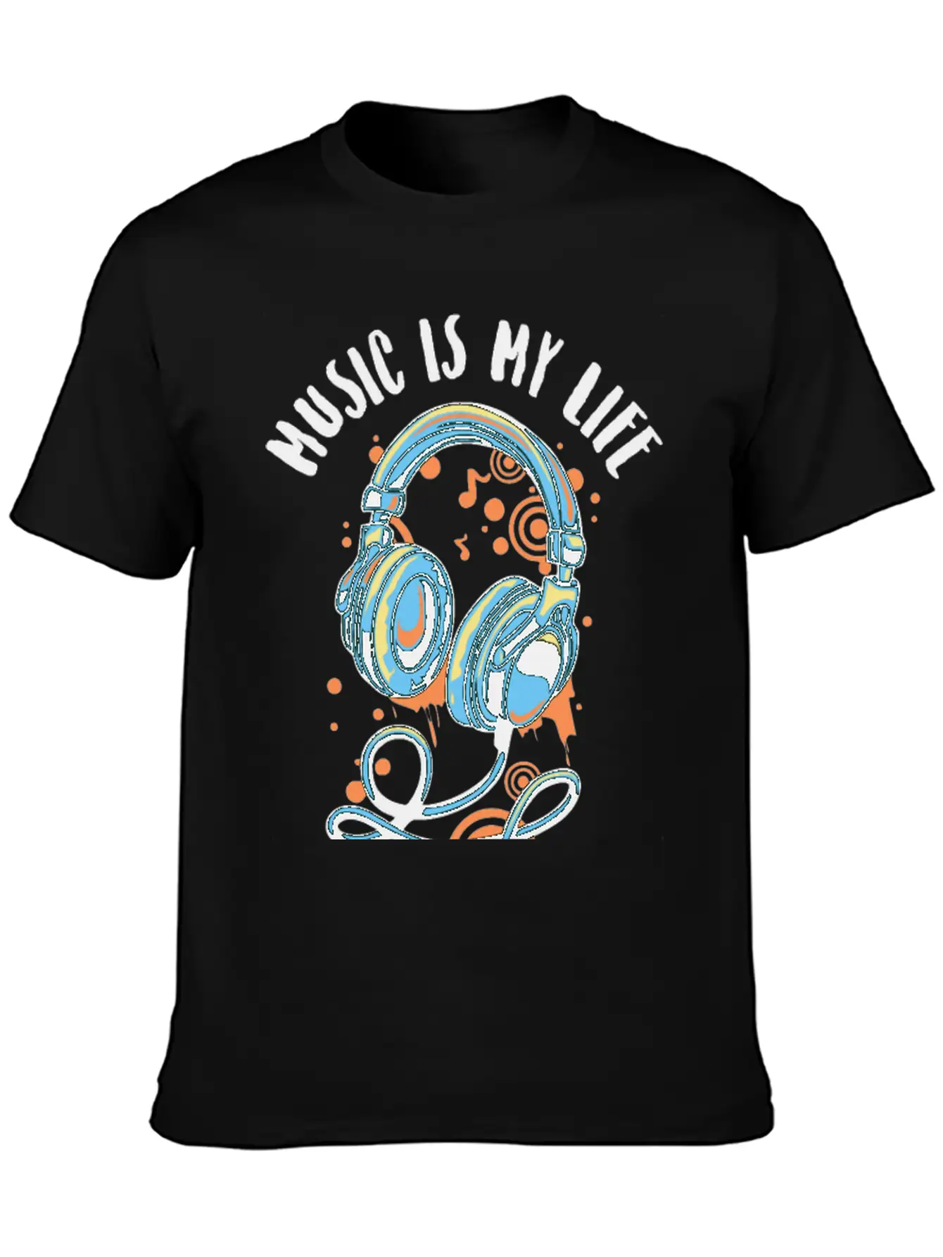 Music Life Style Essential Cotton Tee For Daily Outfits ¨C Unisex Style