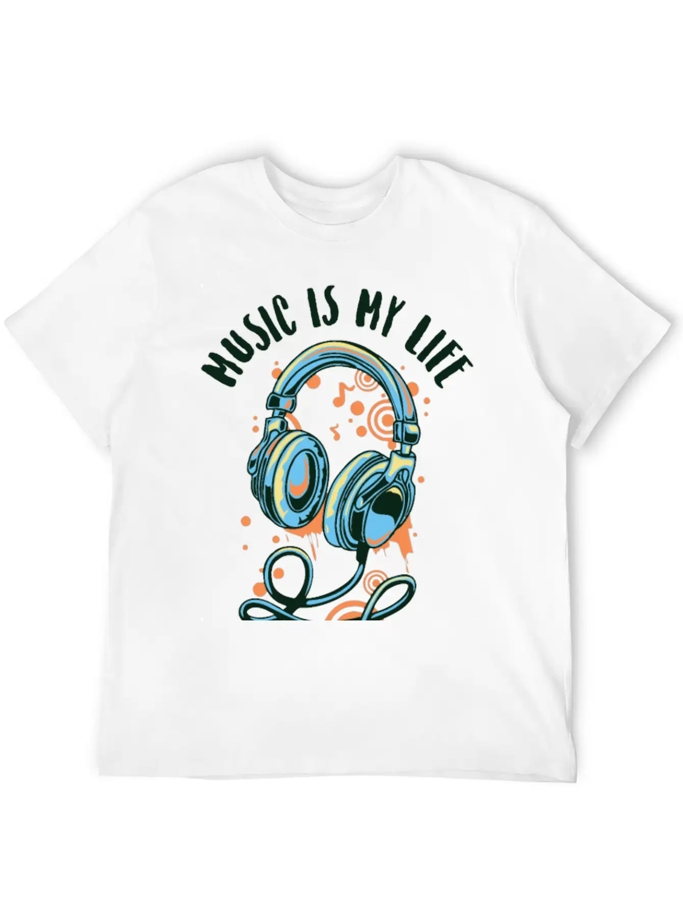 Music Life Style Essential Cotton Tee For Daily Outfits ¨C Unisex Style