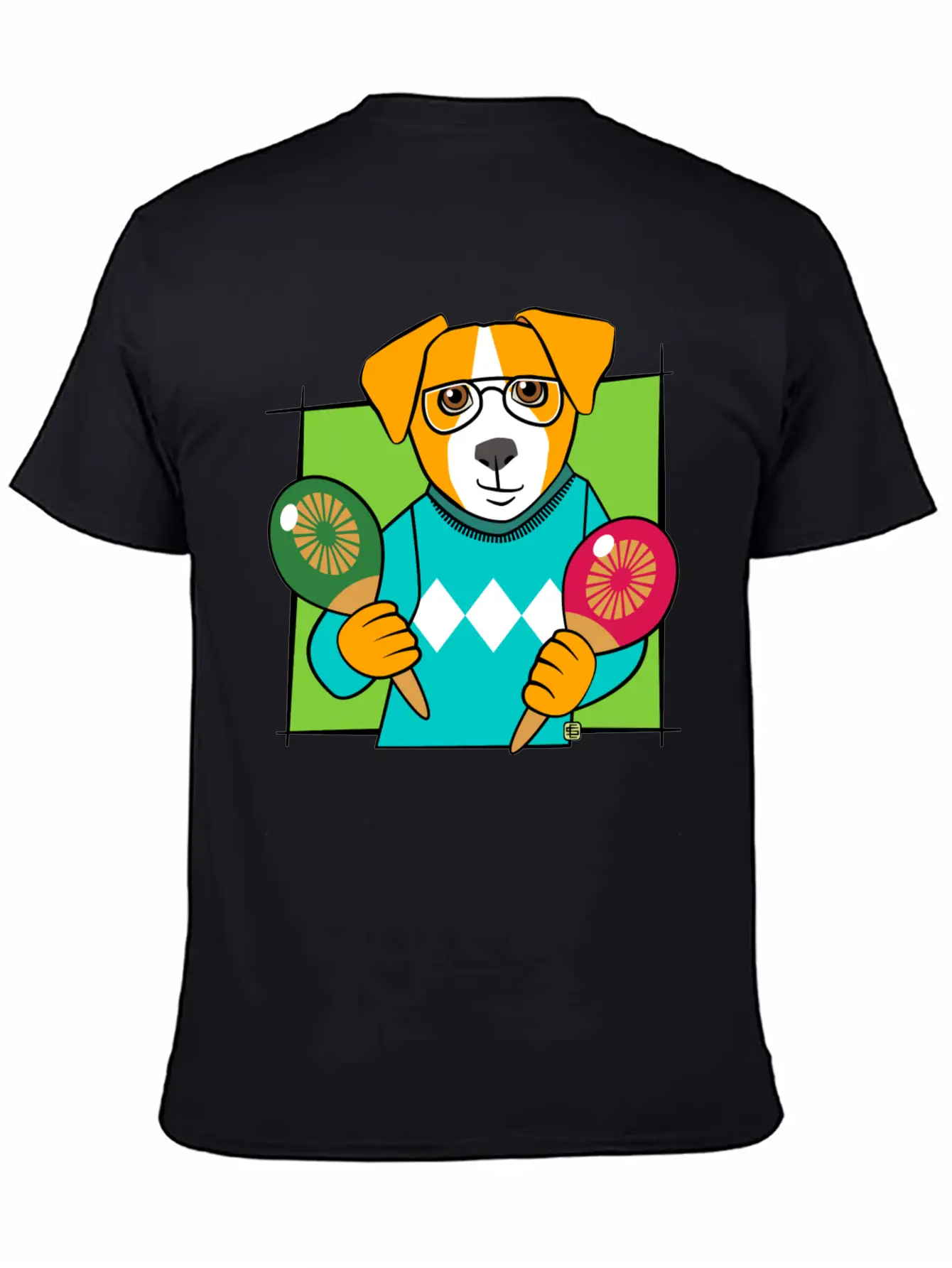 Music Maracas Dog Soft Cotton Short Sleeve Tee ¨C Unisex Wardrobe Staple