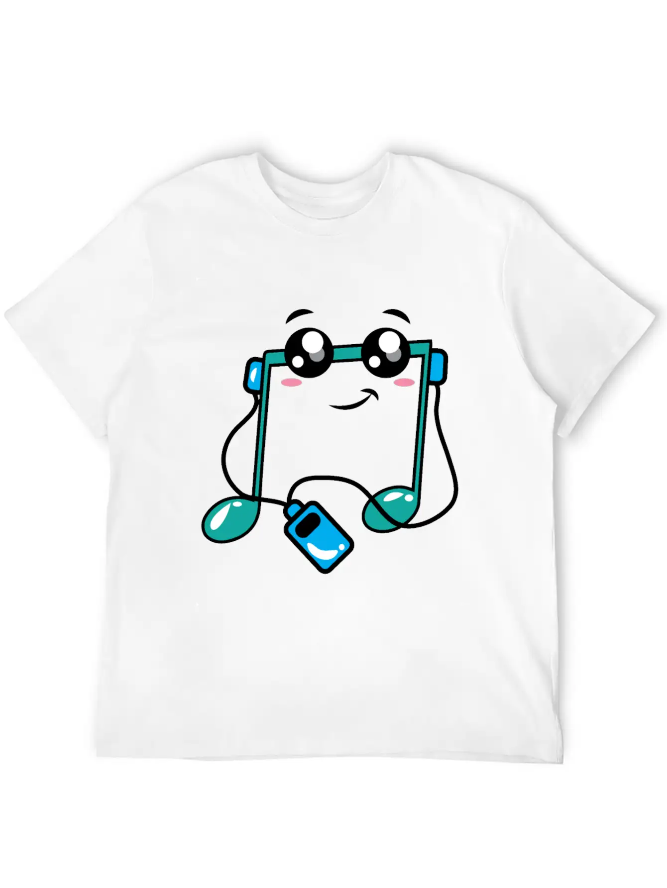 Music Note Cartoon Basic Graphic T-Shirt ¨C Daily Comfort In Soft Cotton