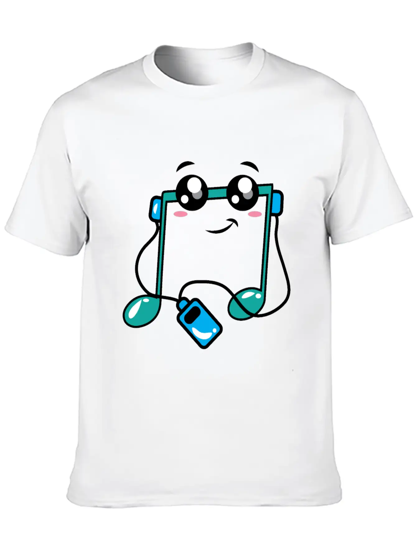 Music Note Cartoon Basic Graphic T-Shirt ¨C Daily Comfort In Soft Cotton