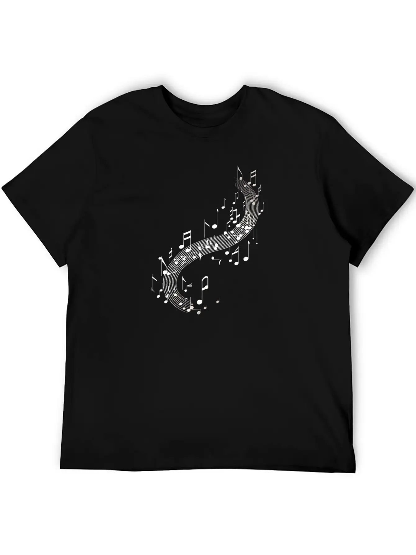 Music Note Dream Basic Graphic T-Shirt ¨C Daily Comfort In Soft Cotton