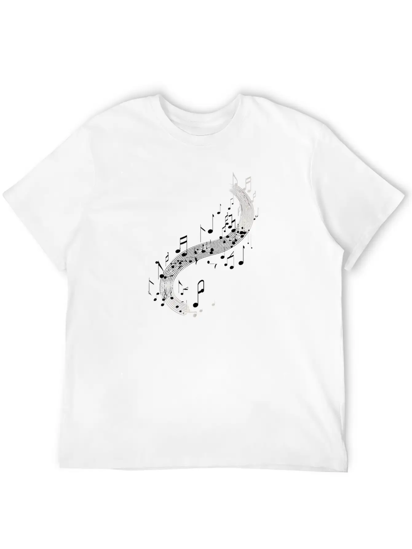 Music Note Dream Basic Graphic T-Shirt ¨C Daily Comfort In Soft Cotton