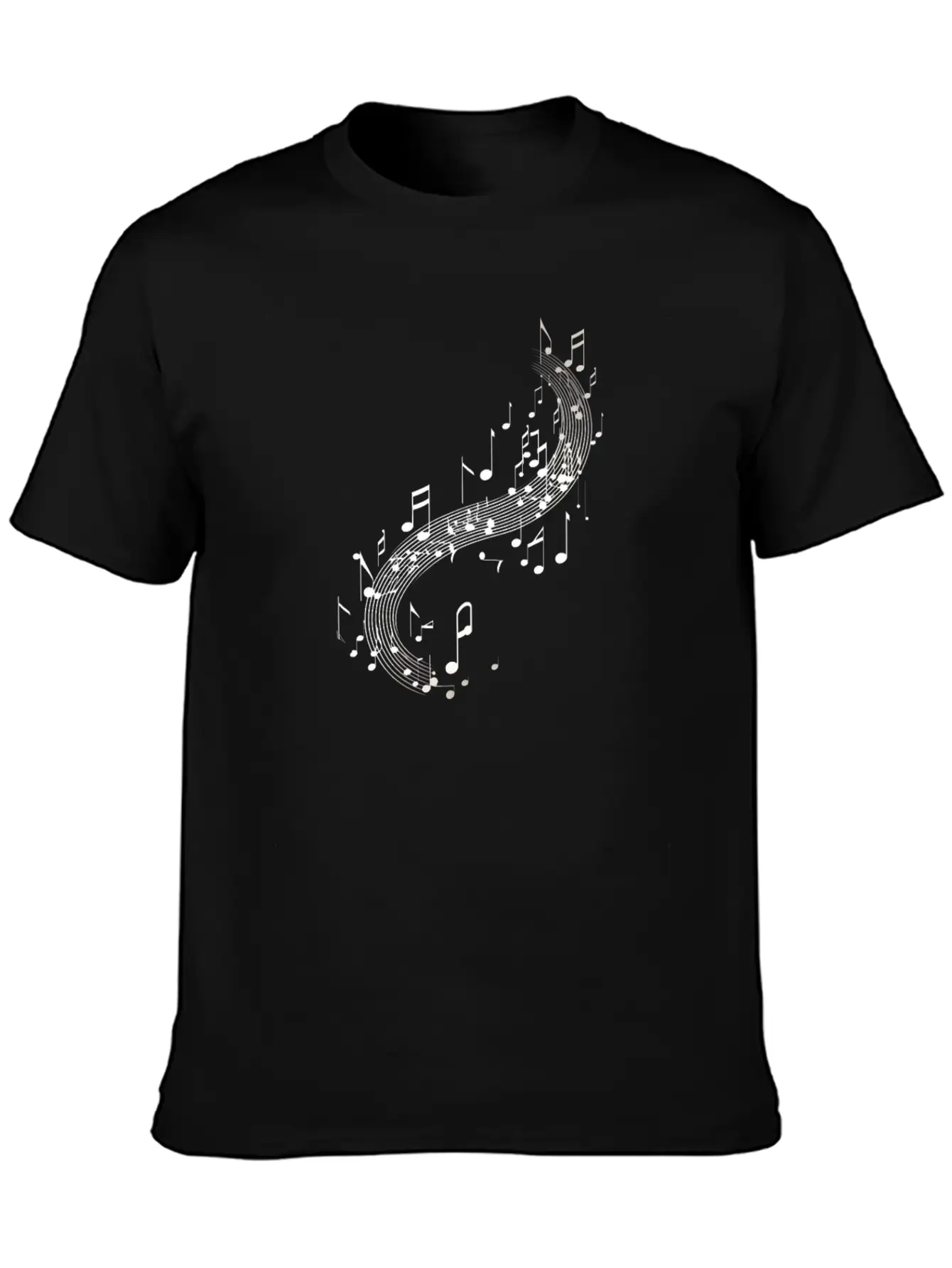 Music Note Dream Basic Graphic T-Shirt ¨C Daily Comfort In Soft Cotton