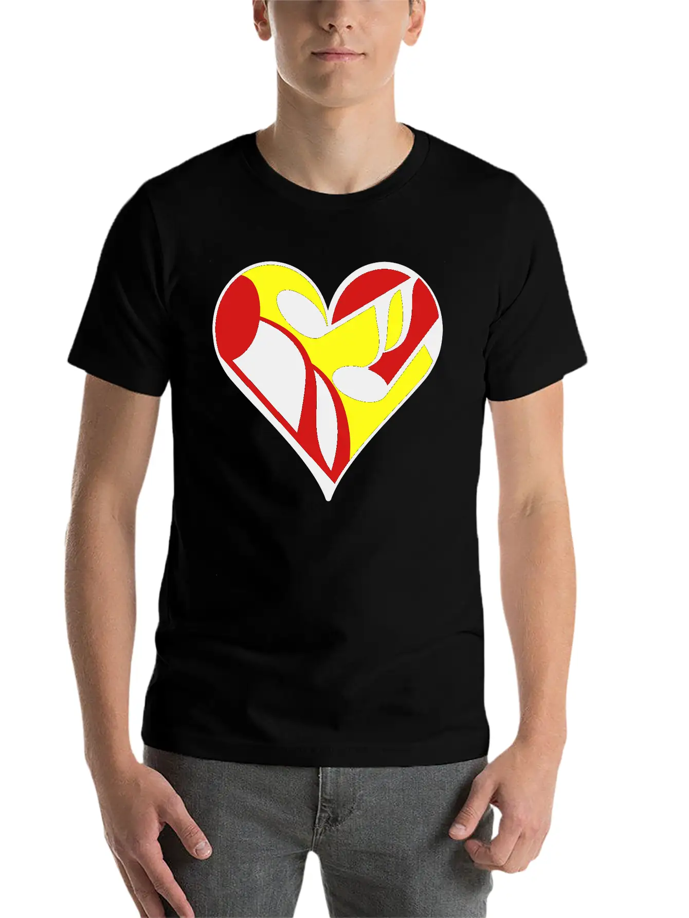 Music Note Heart Basic Graphic T-Shirt ¨C Daily Comfort In Soft Cotton
