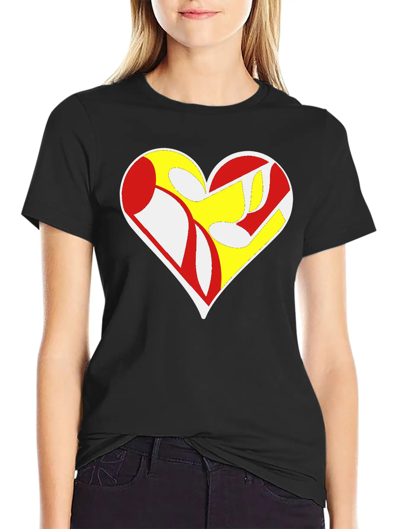 Music Note Heart Basic Graphic T-Shirt ¨C Daily Comfort In Soft Cotton