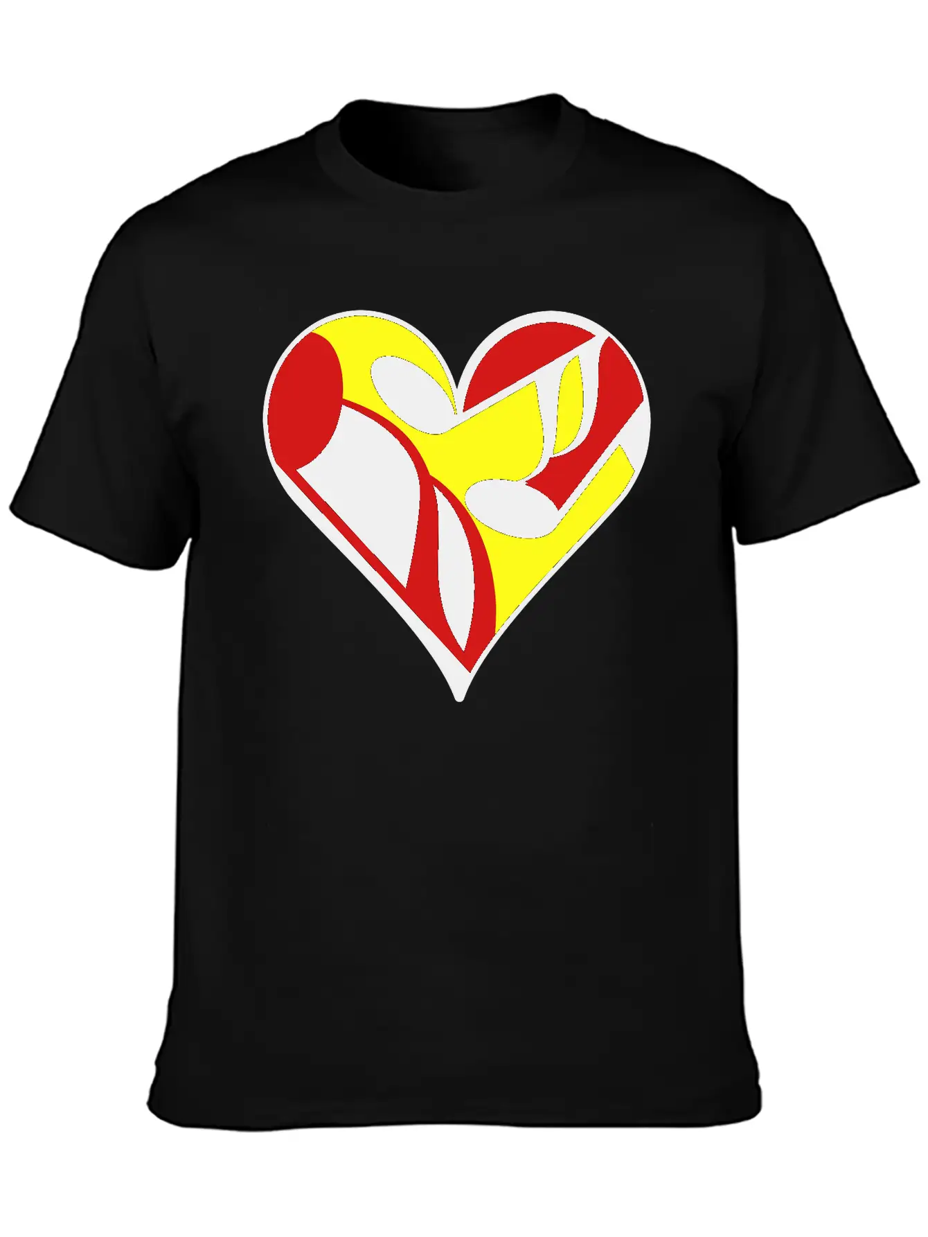 Music Note Heart Basic Graphic T-Shirt ¨C Daily Comfort In Soft Cotton
