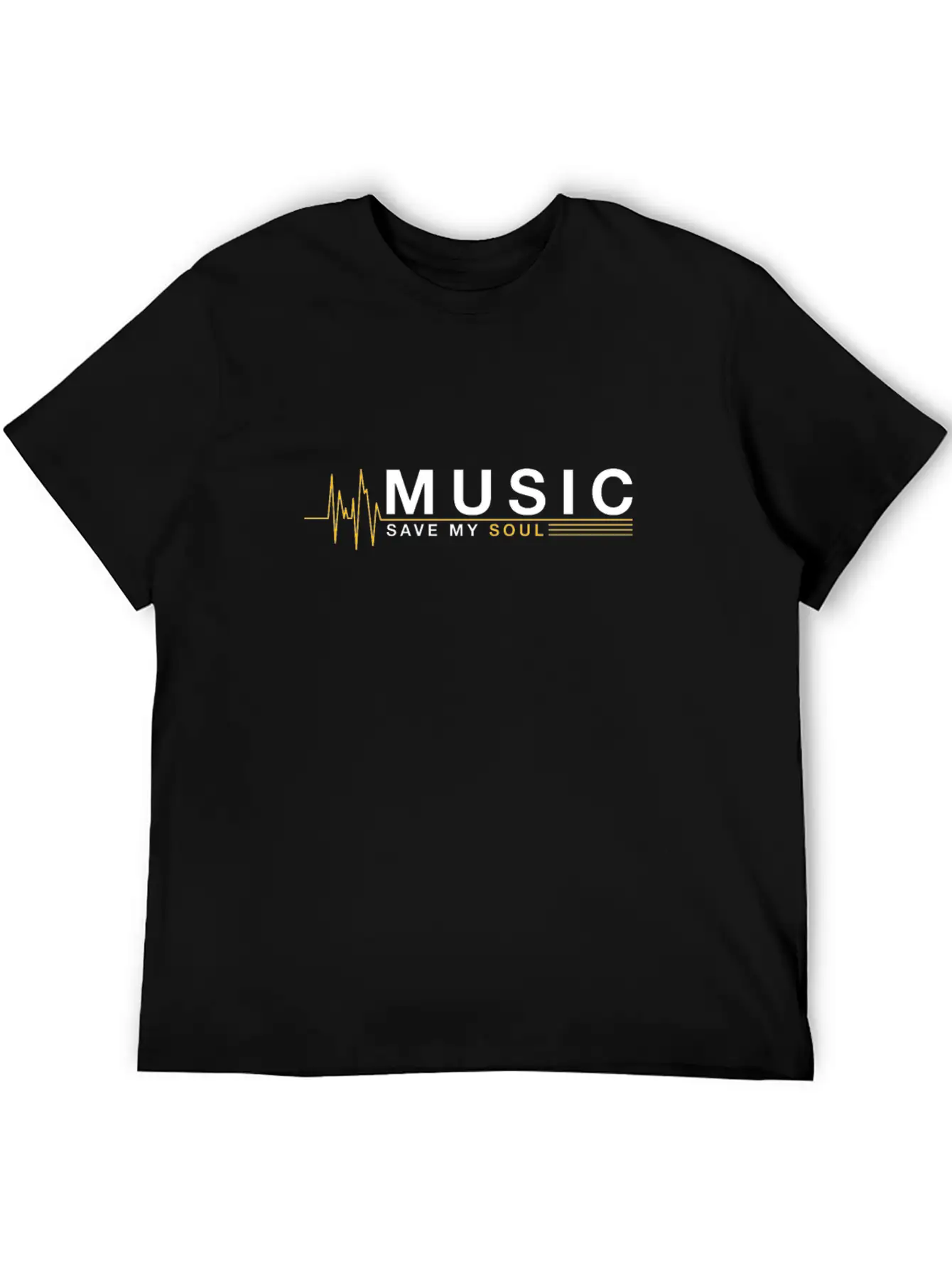 Music Save My Soul Essential Cotton Tee For Daily Outfits ¨C Unisex Style
