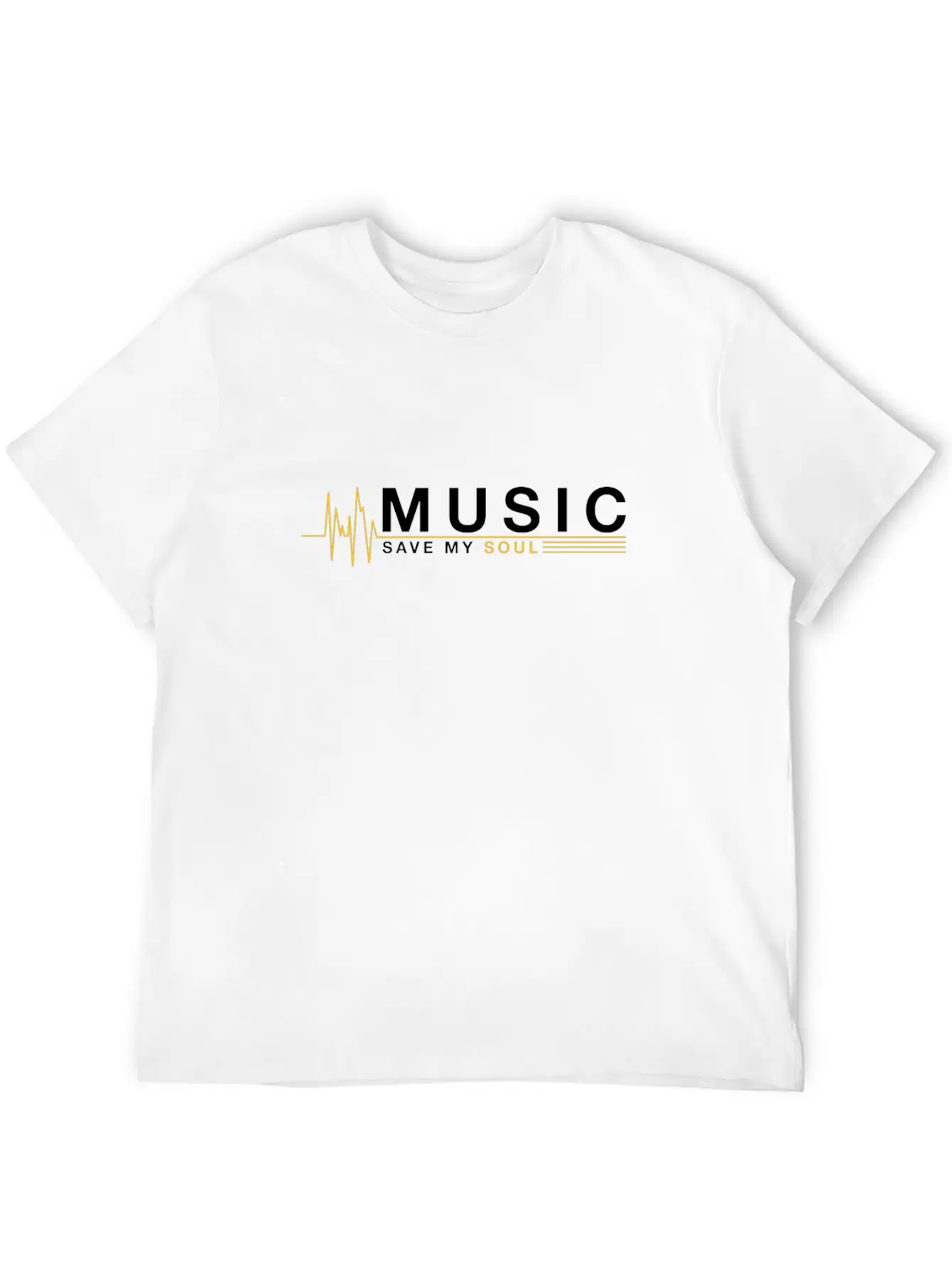 Music Save My Soul Essential Cotton Tee For Daily Outfits ¨C Unisex Style