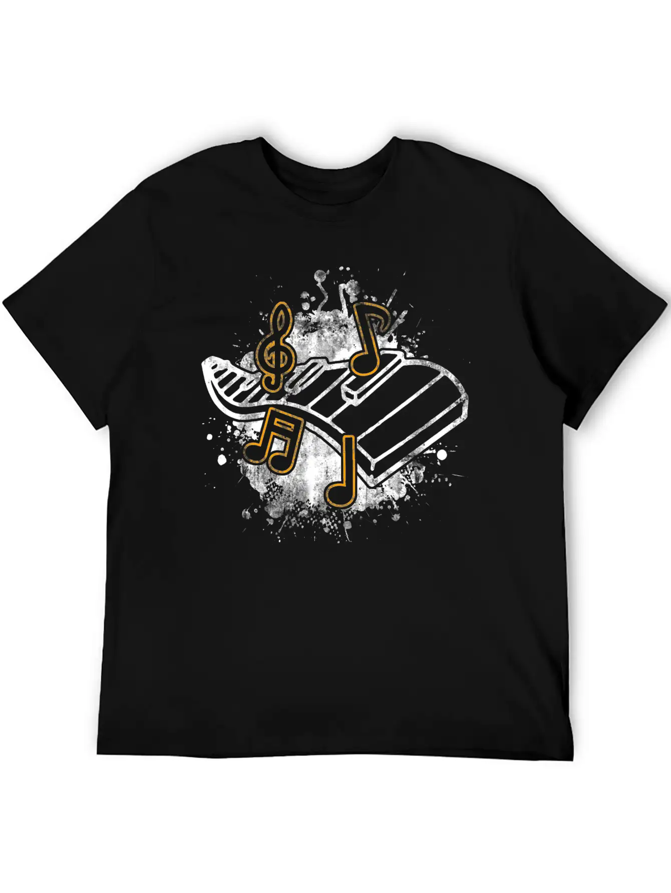 Music School Melody Musical Instrument Concert Unisex Casual T-Shirt ¨C Clean Design For Daily Comfort