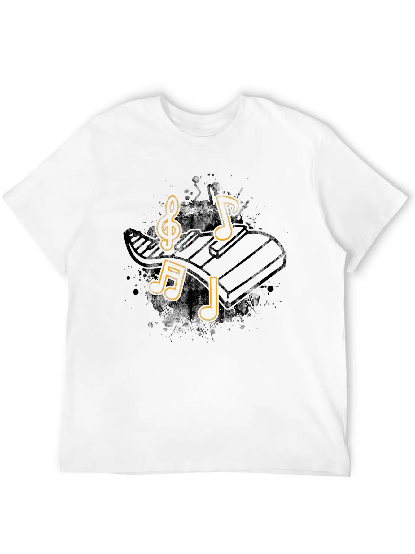 Music School Melody Musical Instrument Concert Unisex Casual T-Shirt ¨C Clean Design For Daily Comfort