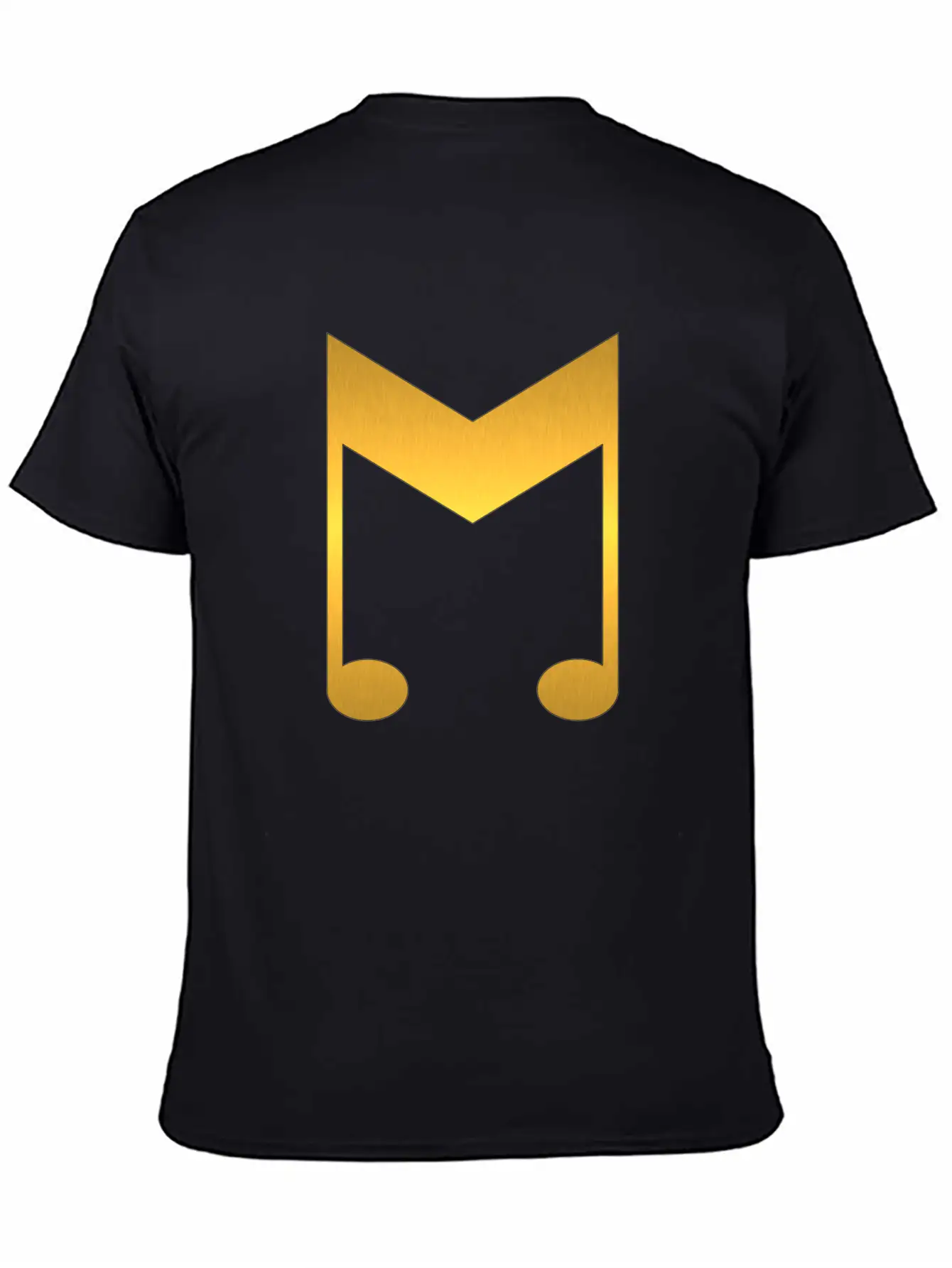 Music Symbol Gold Basic Graphic T-Shirt ¨C Daily Comfort In Soft Cotton