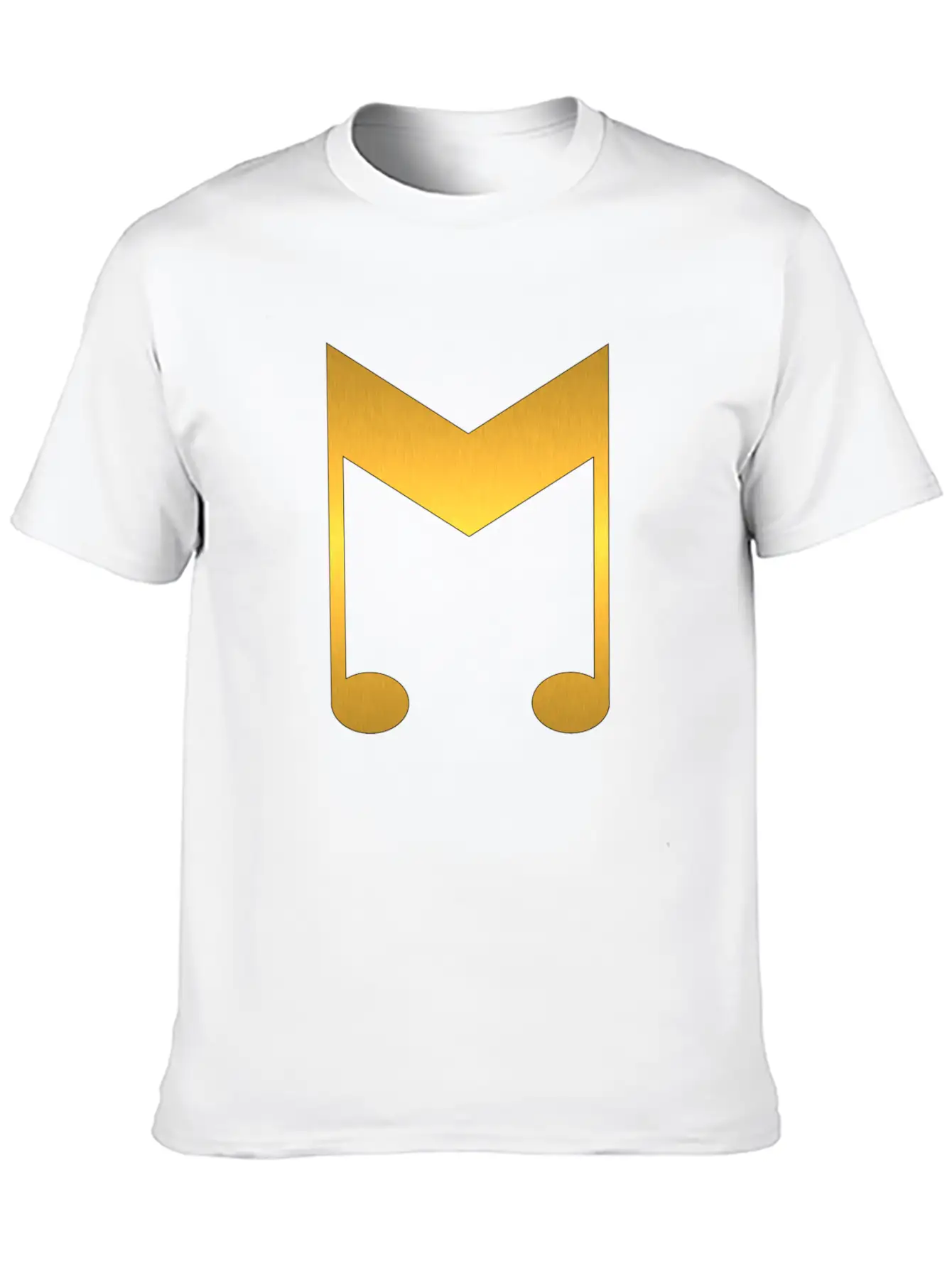 Music Symbol Gold Basic Graphic T-Shirt ¨C Daily Comfort In Soft Cotton
