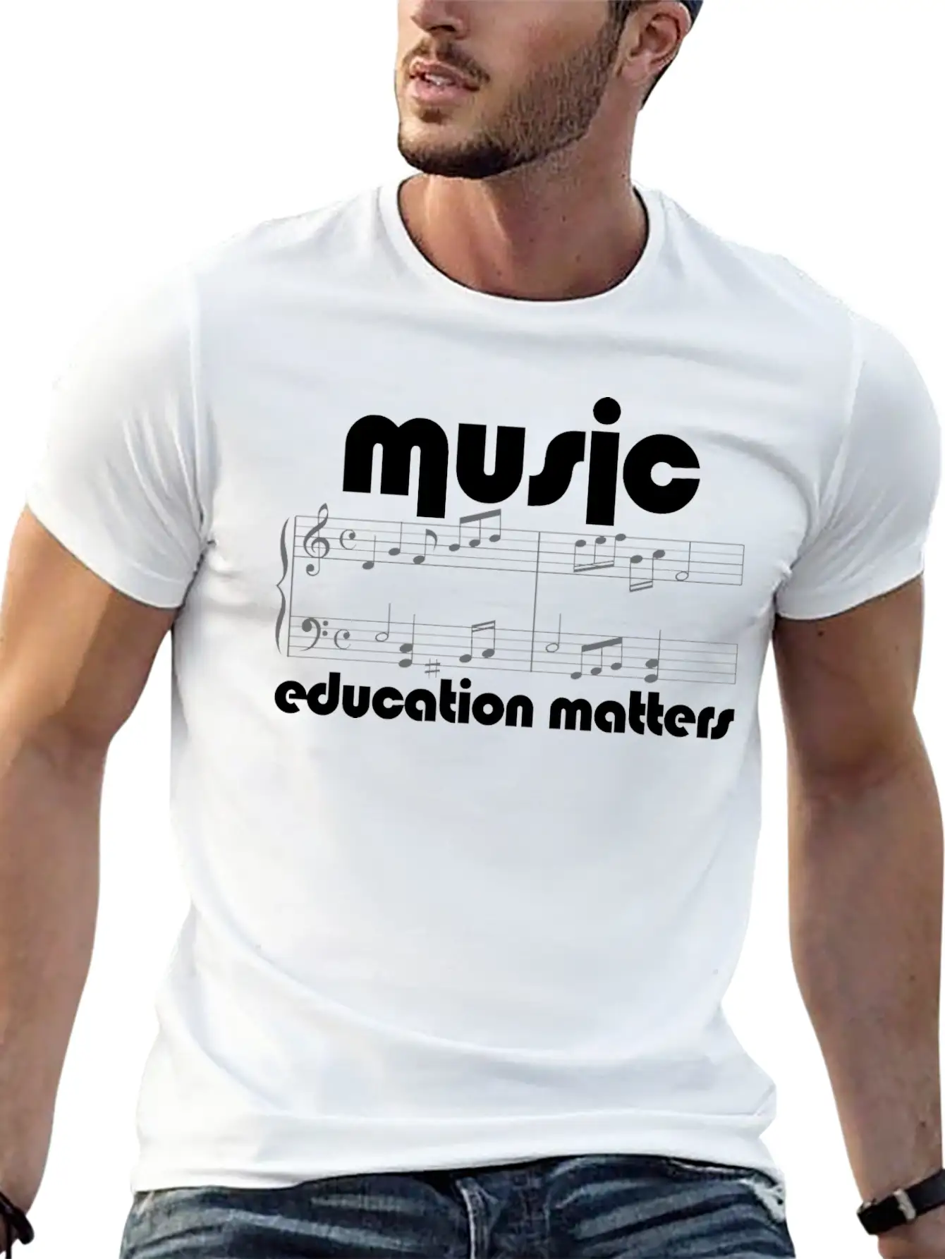 Music Teacher Music Education Matters Composer Soft Cotton Short Sleeve Tee ¨C Unisex Wardrobe Staple
