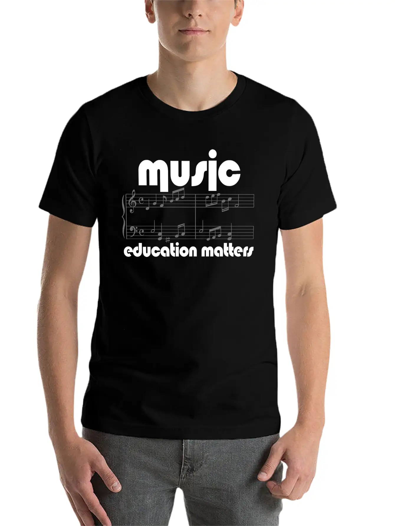Music Teacher Music Education Matters Composer Soft Cotton Short Sleeve Tee ¨C Unisex Wardrobe Staple