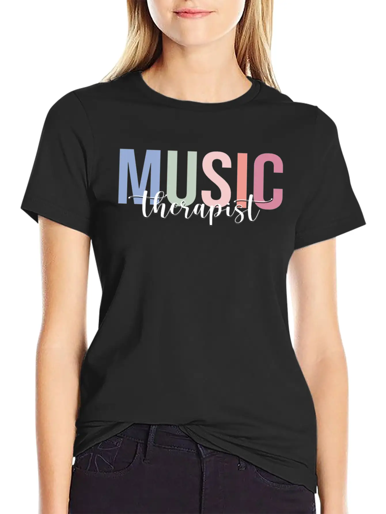 Music Therapist Music Therapy Soft Cotton Short Sleeve Tee ¨C Unisex Wardrobe Staple