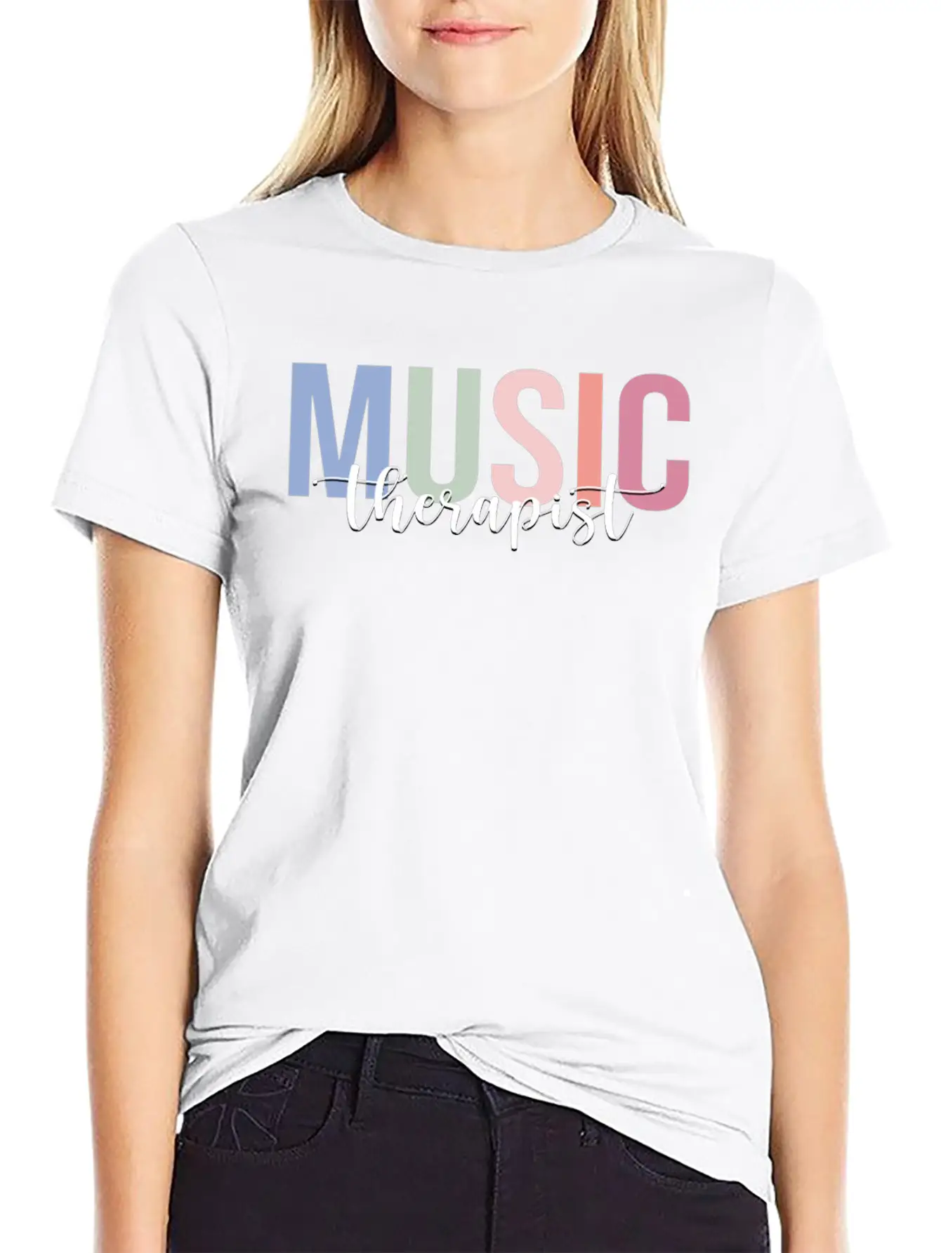 Music Therapist Music Therapy Soft Cotton Short Sleeve Tee ¨C Unisex Wardrobe Staple