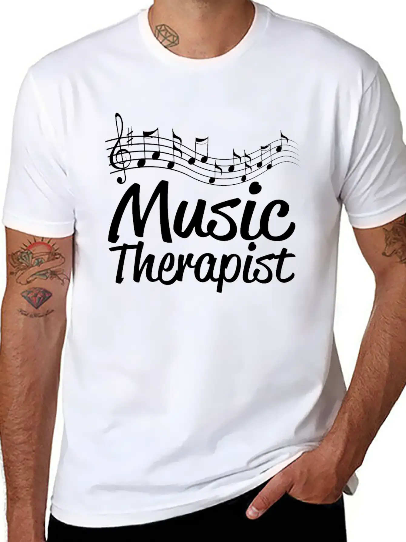 Music Therapist Soft Cotton Short Sleeve Tee ¨C Unisex Wardrobe Staple
