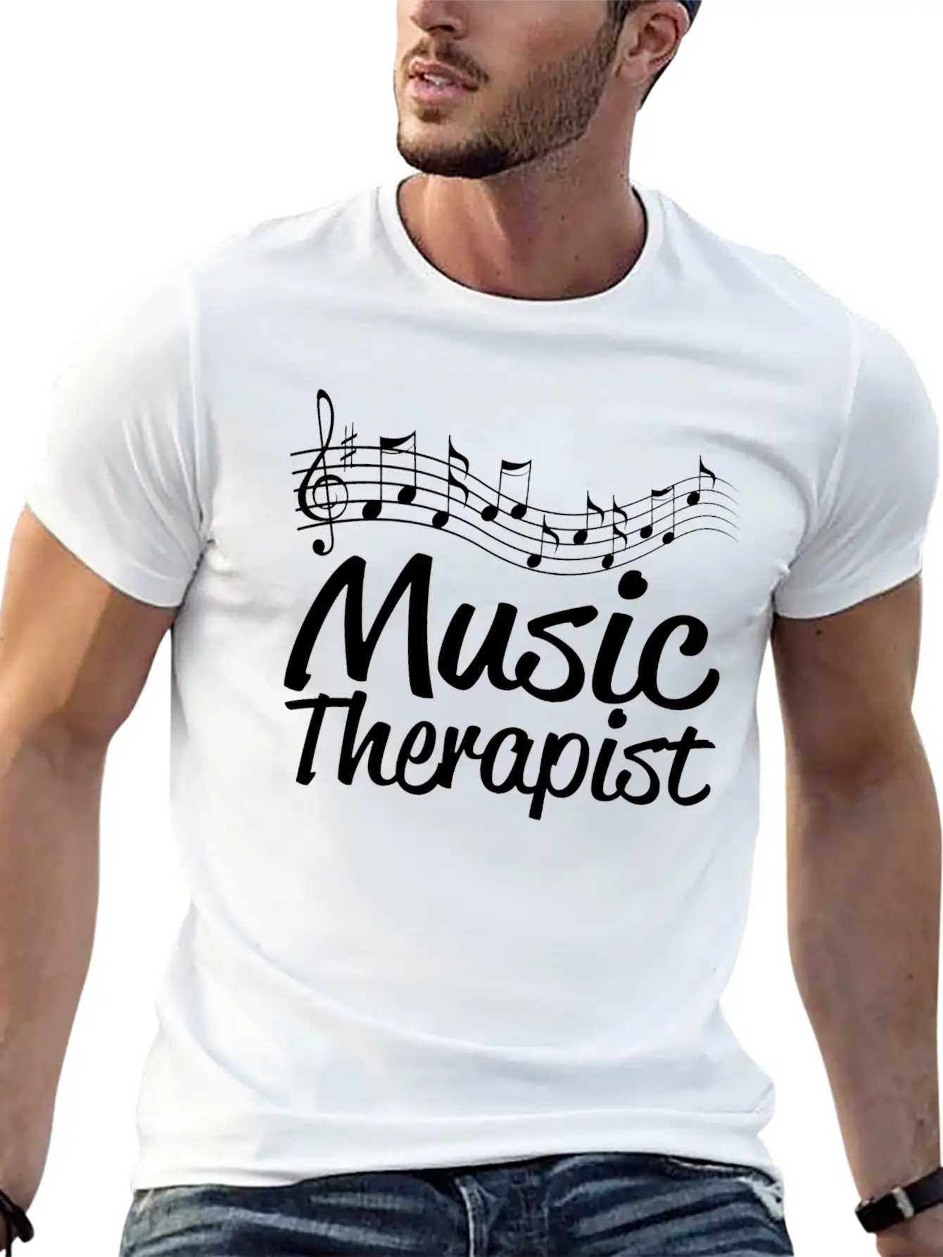 Music Therapist Soft Cotton Short Sleeve Tee ¨C Unisex Wardrobe Staple