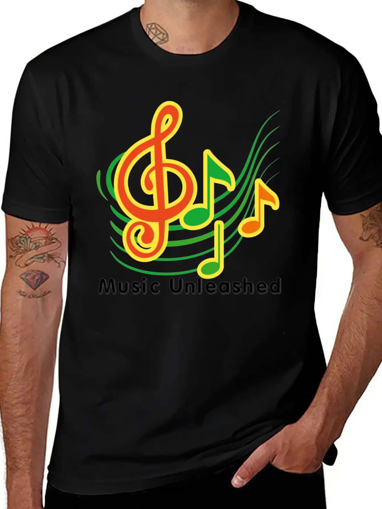 Music Unleashed Soft Cotton Short Sleeve Tee ¨C Unisex Wardrobe Staple