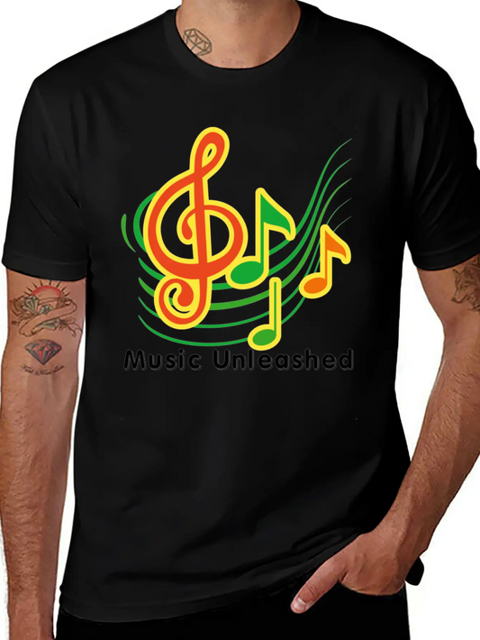 Music Unleashed Soft Cotton Short Sleeve Tee ¨C Unisex Wardrobe Staple