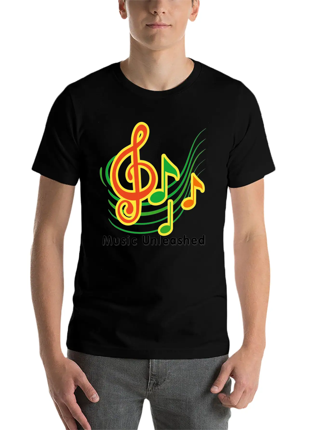 Music Unleashed Soft Cotton Short Sleeve Tee ¨C Unisex Wardrobe Staple
