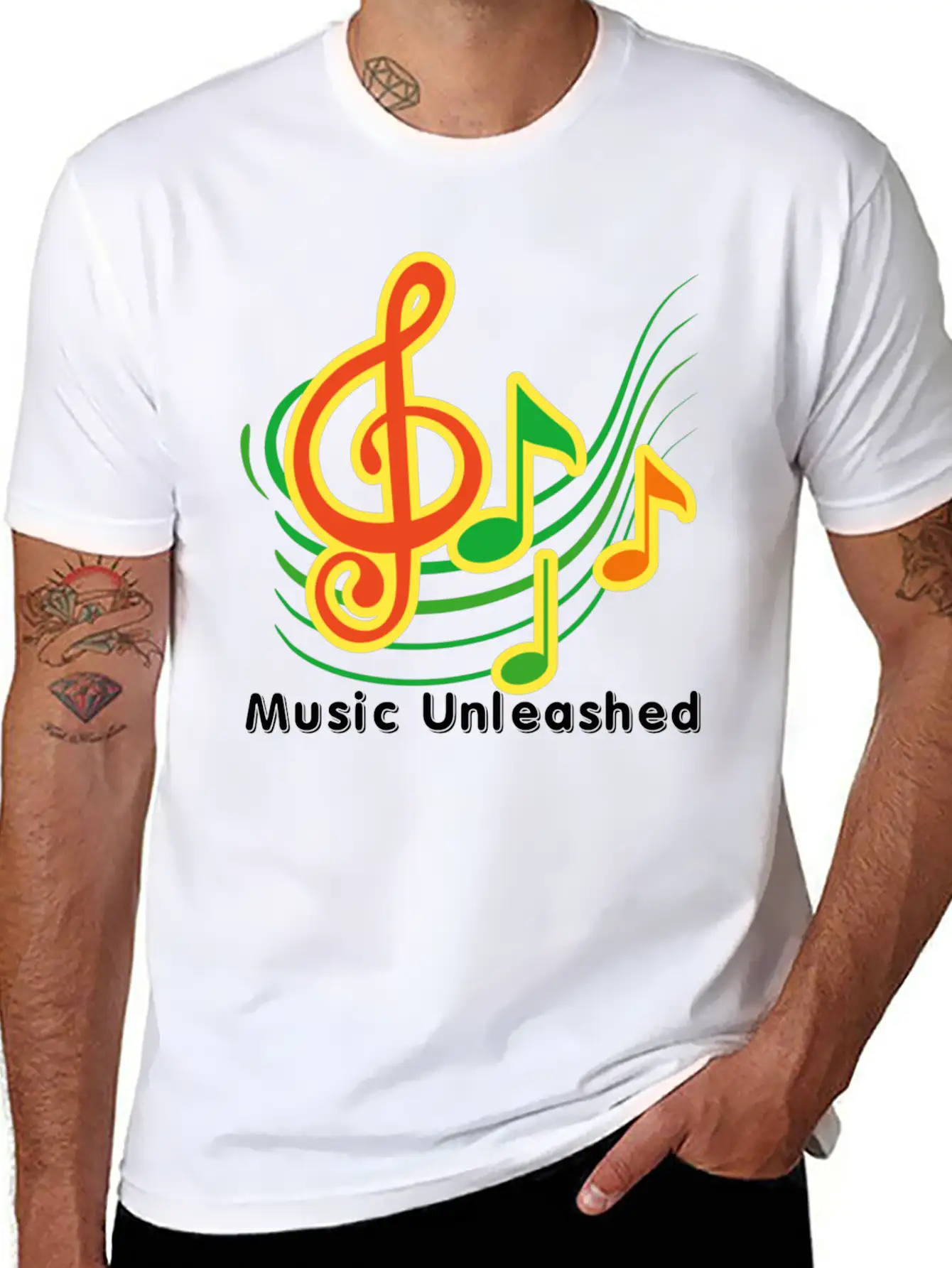 Music Unleashed Soft Cotton Short Sleeve Tee ¨C Unisex Wardrobe Staple