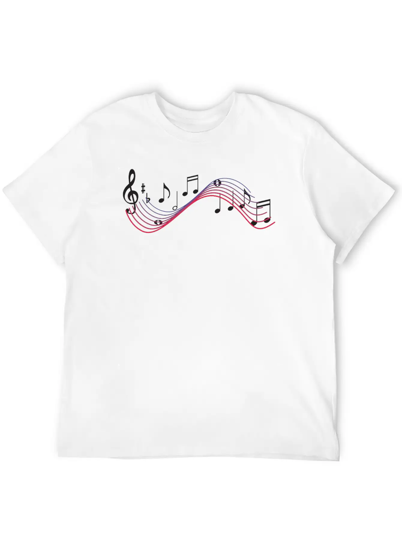 Musical Notes Soft Cotton Short Sleeve Tee ¨C Unisex Wardrobe Staple