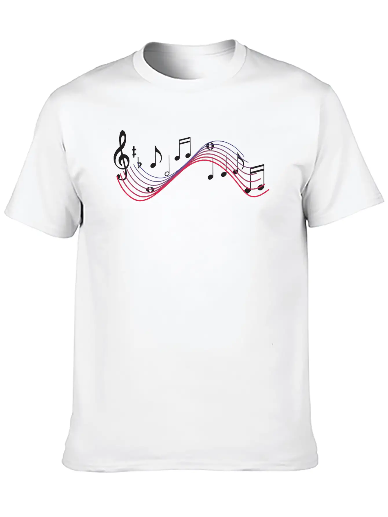Musical Notes Soft Cotton Short Sleeve Tee ¨C Unisex Wardrobe Staple