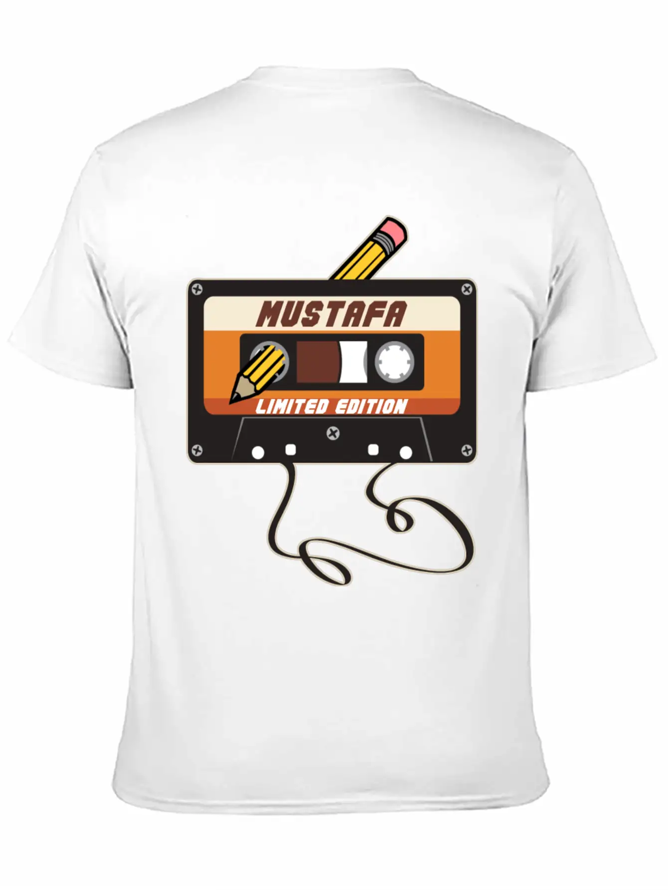 Mustafa Limited Edition Cassette Tape Vintage Basic Graphic T-Shirt ¨C Daily Comfort In Soft Cotton
