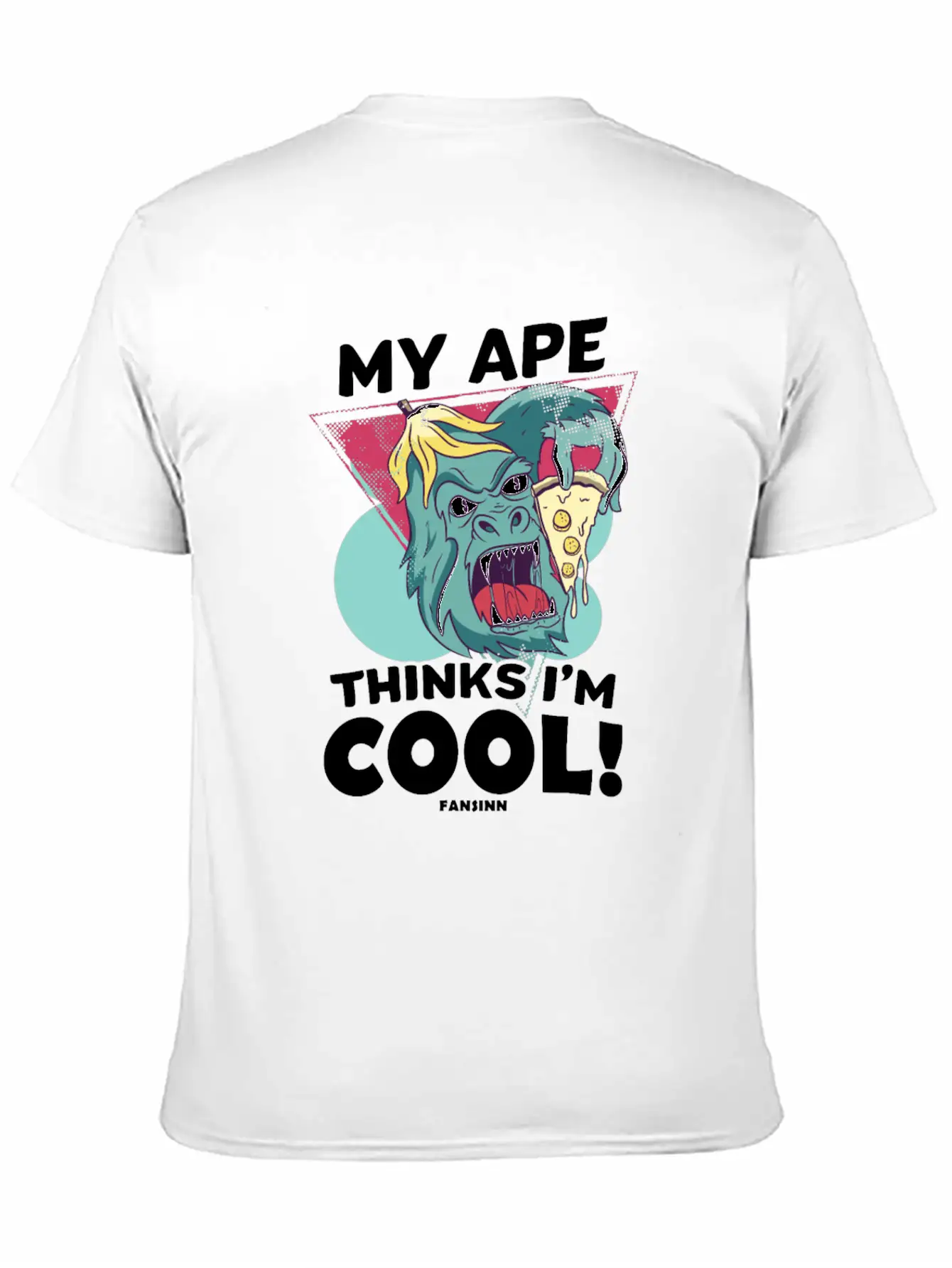 My Ape Thinks I'm Cool Basic Graphic T-Shirt ¨C Daily Comfort In Soft Cotton