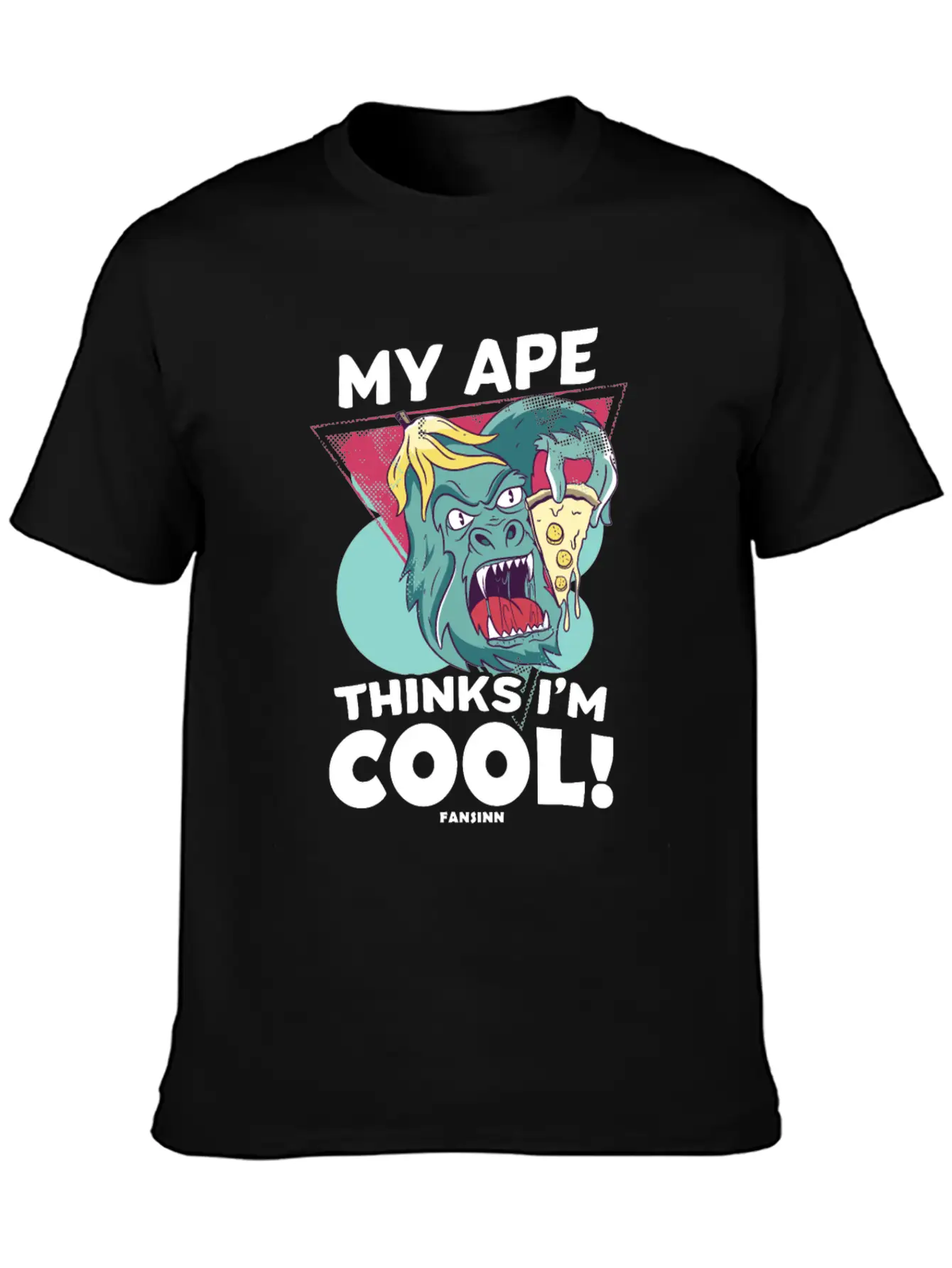My Ape Thinks I'm Cool Basic Graphic T-Shirt ¨C Daily Comfort In Soft Cotton