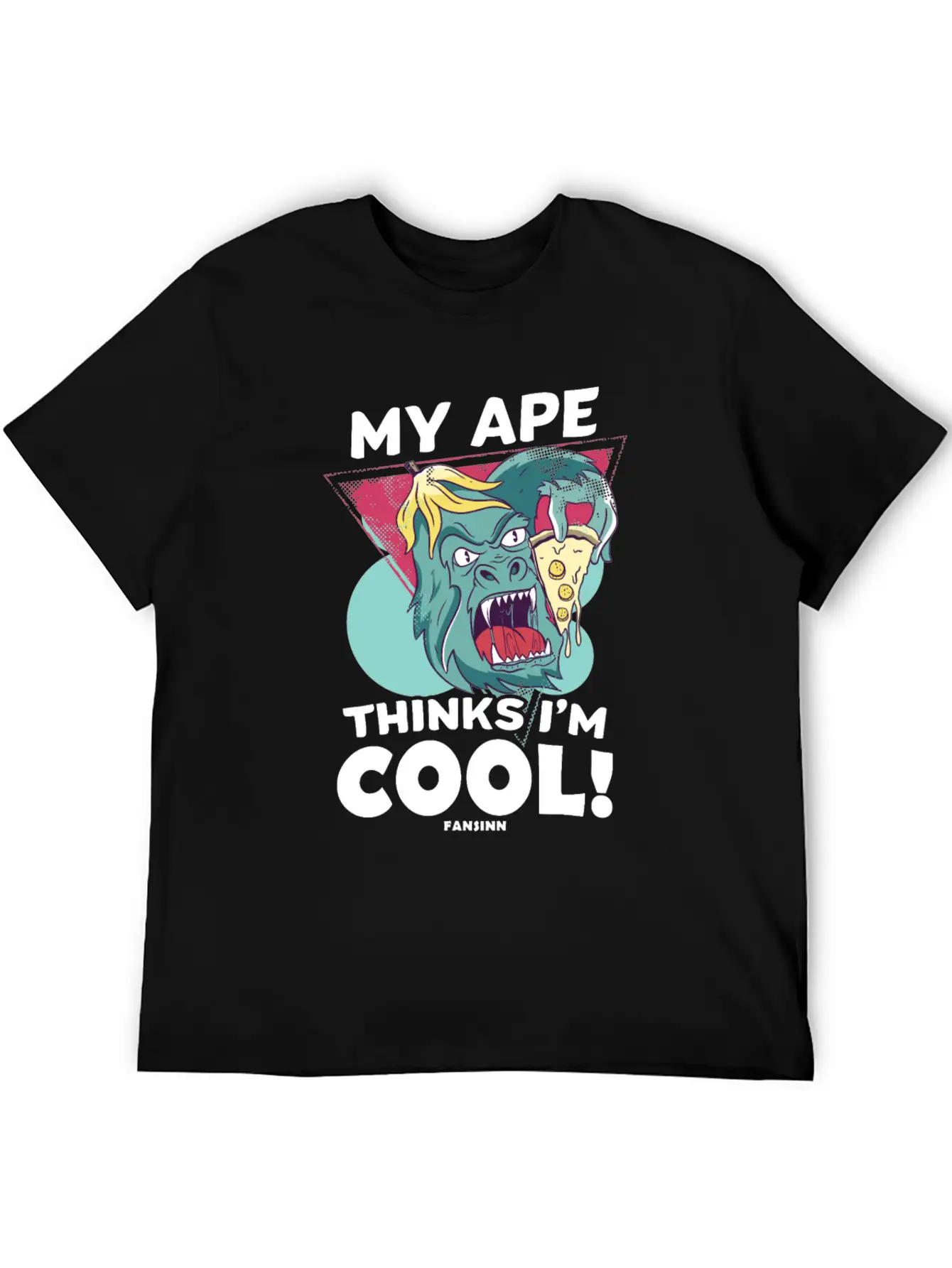 My Ape Thinks I'm Cool Basic Graphic T-Shirt ¨C Daily Comfort In Soft Cotton