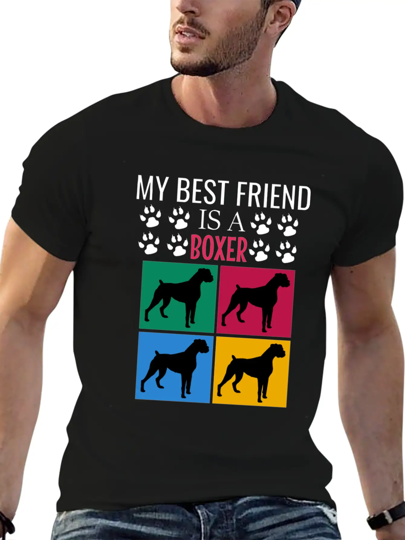 My Best Friend Is A Boxer Soft Cotton Short Sleeve Tee ¨C Unisex Wardrobe Staple