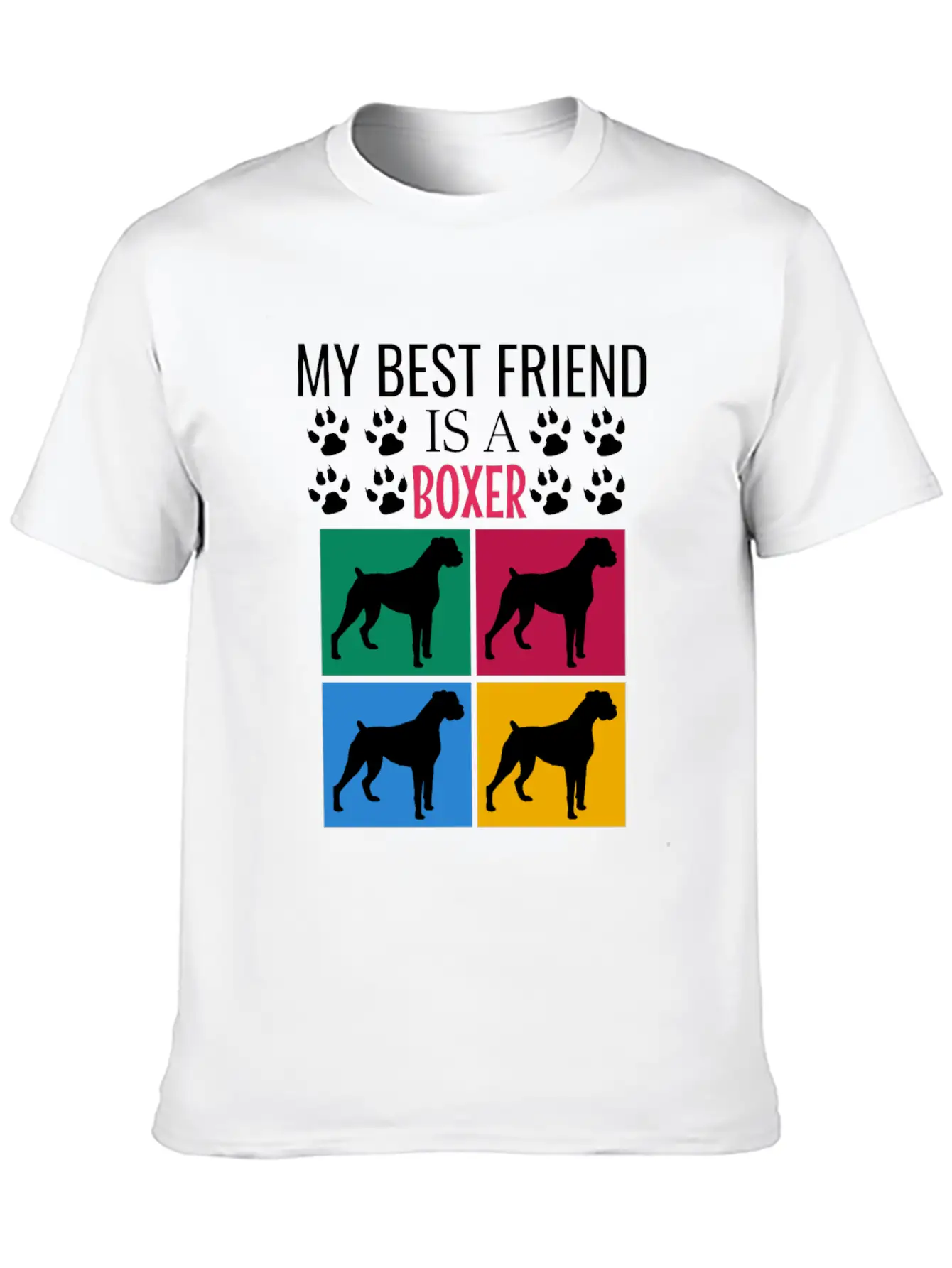 My Best Friend Is A Boxer Soft Cotton Short Sleeve Tee ¨C Unisex Wardrobe Staple