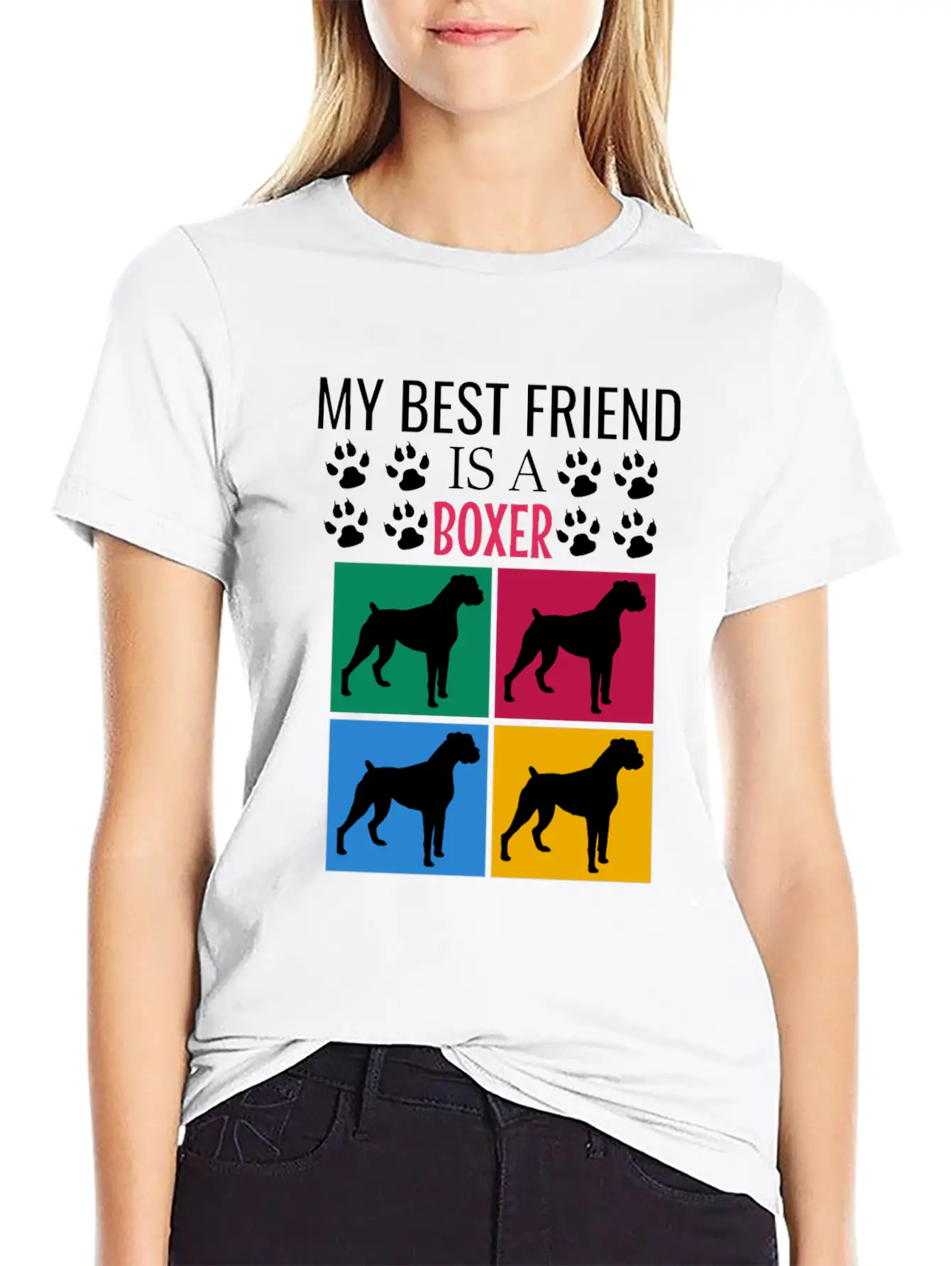 My Best Friend Is A Boxer Soft Cotton Short Sleeve Tee ¨C Unisex Wardrobe Staple