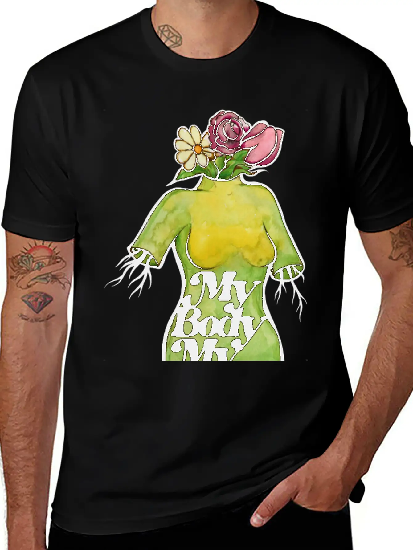 My Body My Choice Essential Cotton Tee For Daily Outfits ¨C Unisex Style