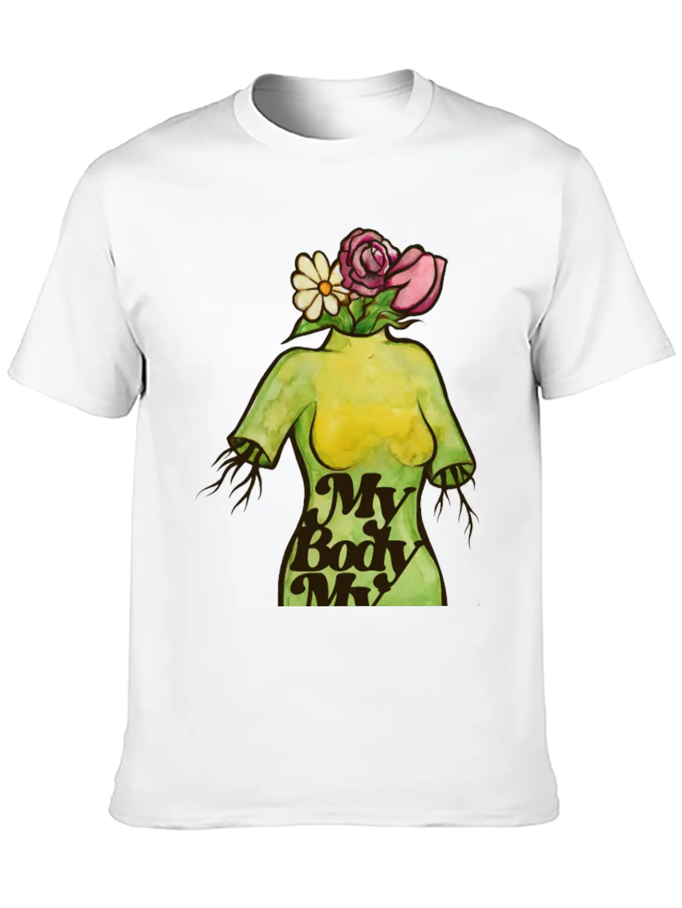 My Body My Choice Essential Cotton Tee For Daily Outfits ¨C Unisex Style