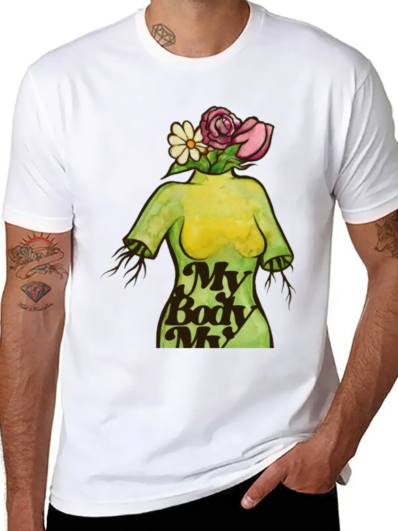 My Body My Choice Essential Cotton Tee For Daily Outfits ¨C Unisex Style