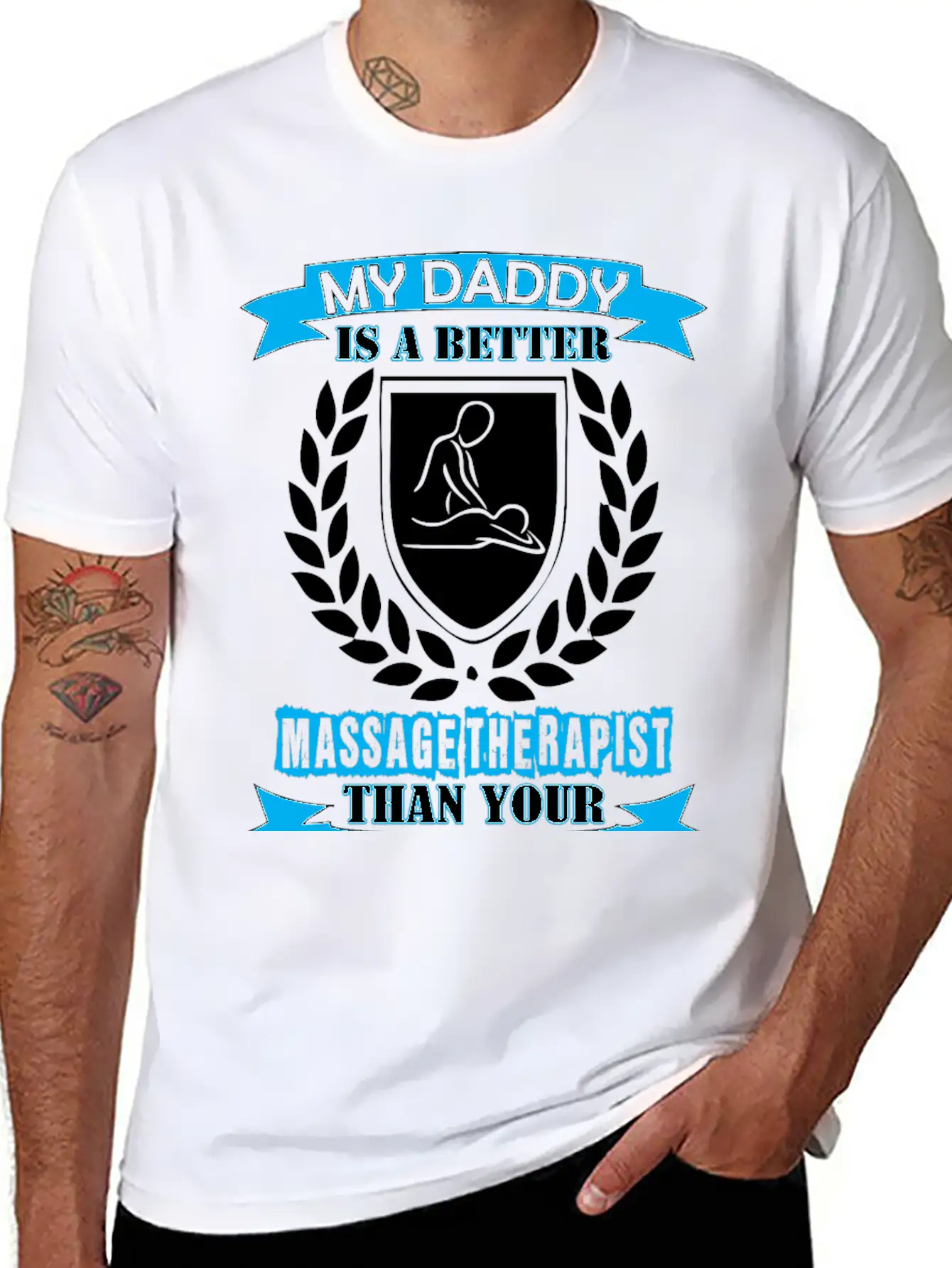 My Daddy Better Massage Therapist Than Your Daddy Soft Cotton Short Sleeve Tee ¨C Unisex Wardrobe Staple